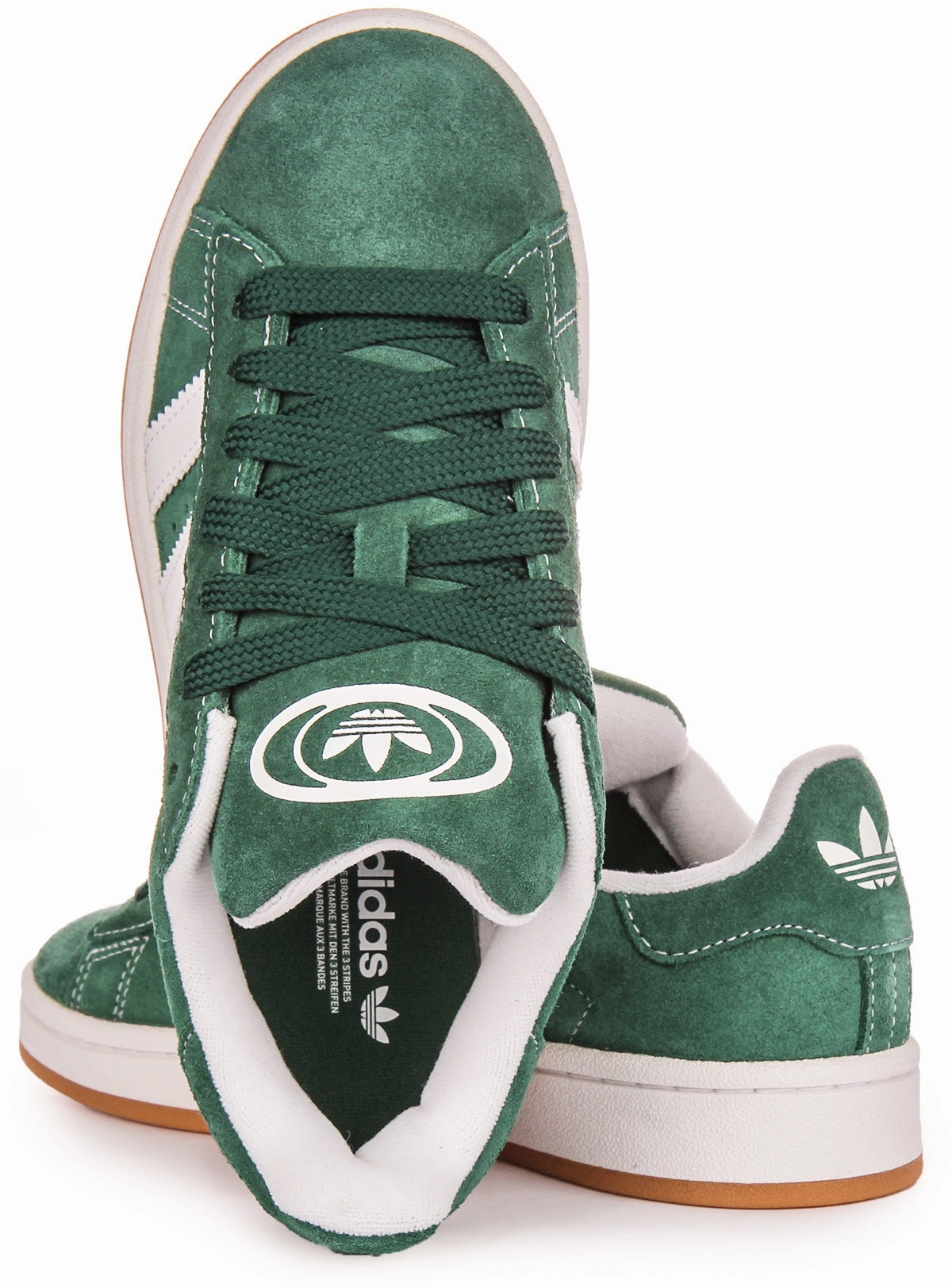 Adidas Campus 00S J In Green For Youth Stretch fabric upper