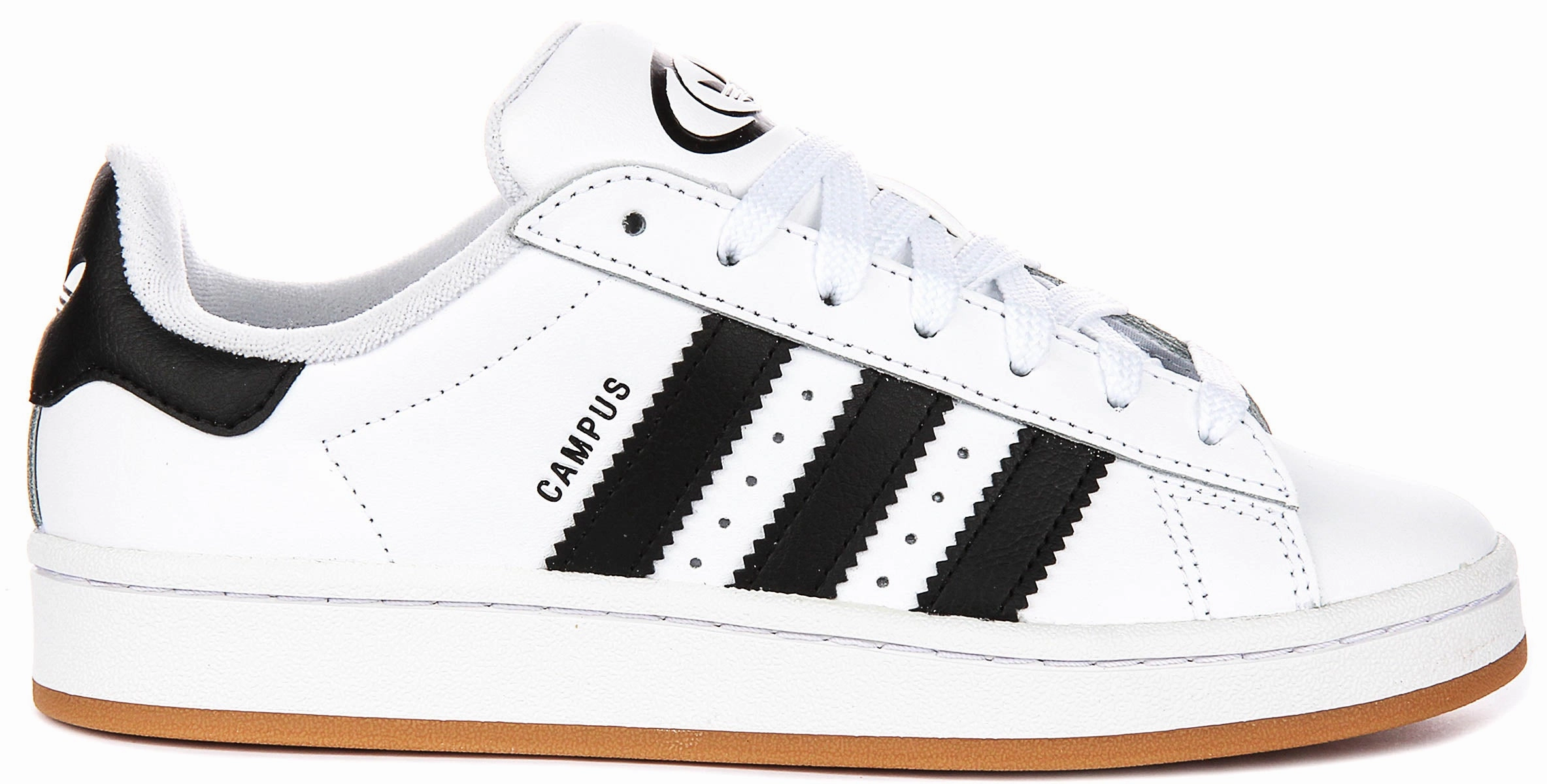 Adidas Campus 00S J In White Black For Youth Non - Slip Outsole
