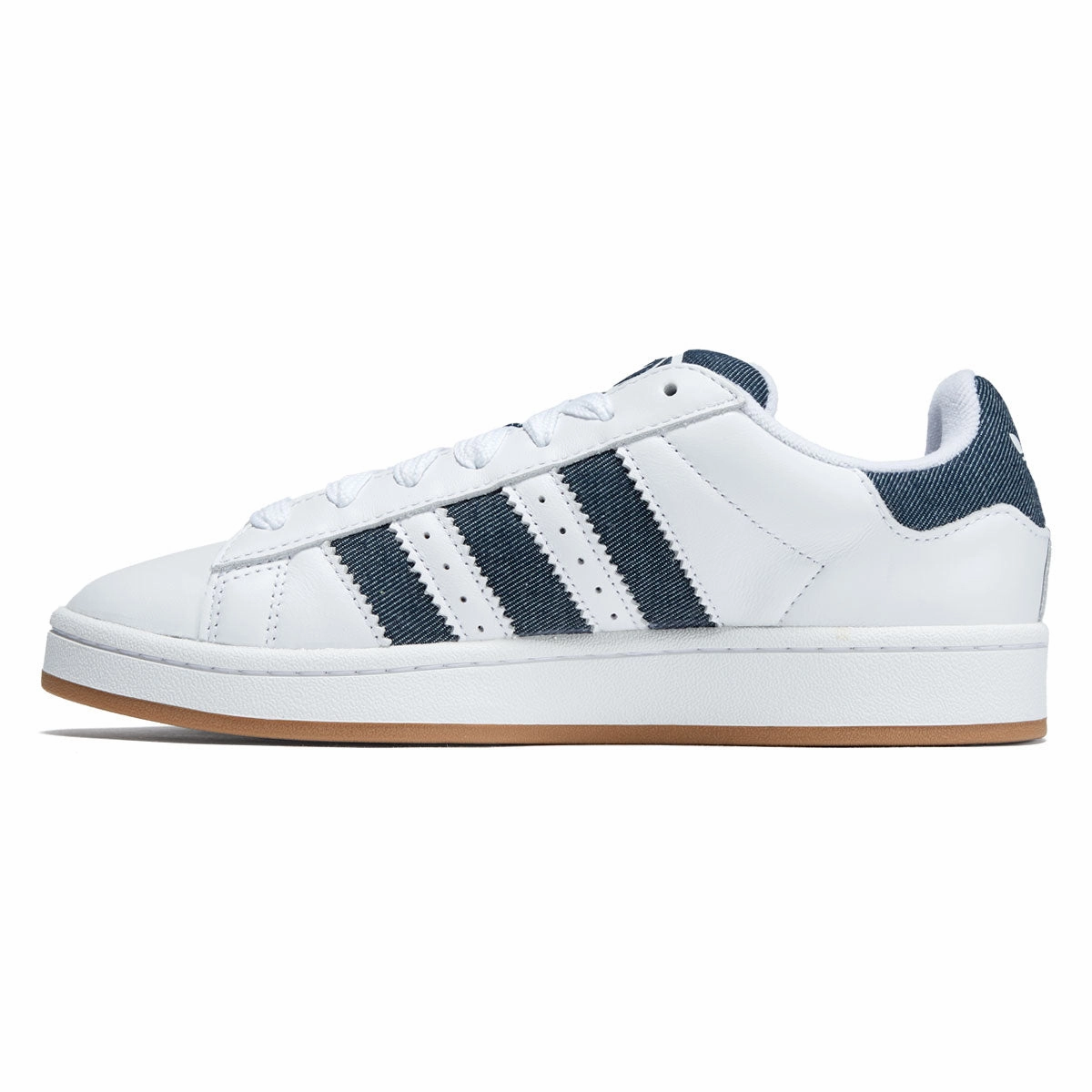 Adidas Campus 00s Shoes - Ftwr White/Night Indigo/Gold Metallic Flex Ride