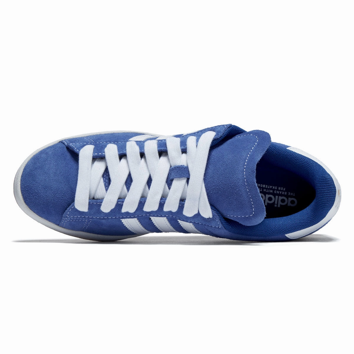 Adidas Campus ADV Shoes - Royal Blue/Ftwr White/Gold Metallic Double Stitch