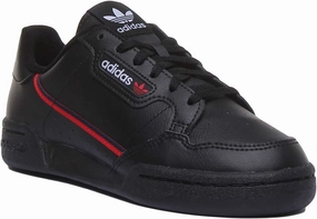 mud - running shoes Adidas Continental 80J Leather Trainers In Black For Youth
