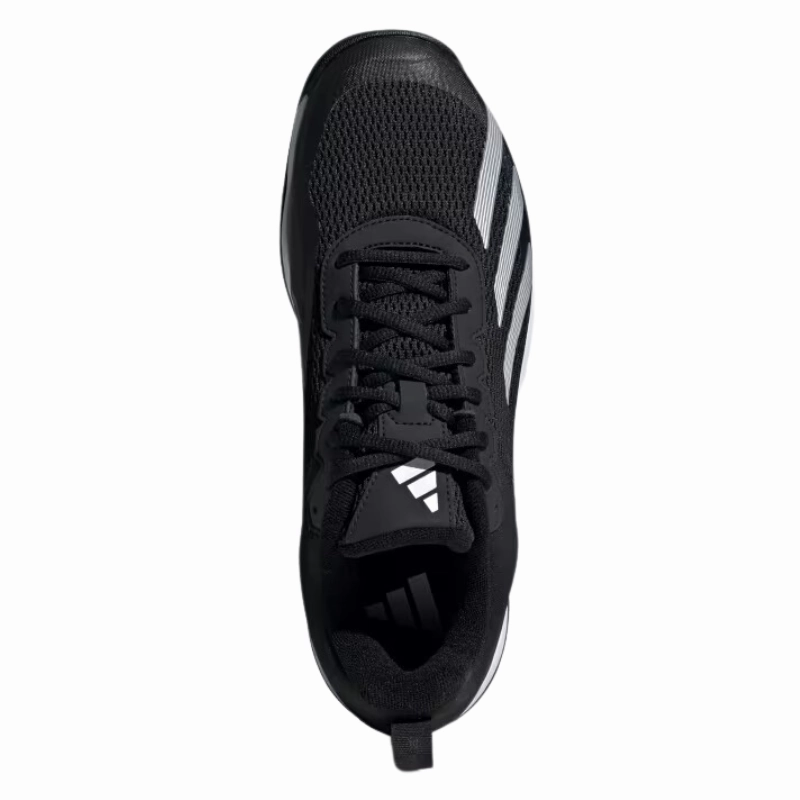 Adidas Courtflash Speed Tennis Shoes - Core Black / Cloud White / Core Black Breath Panel