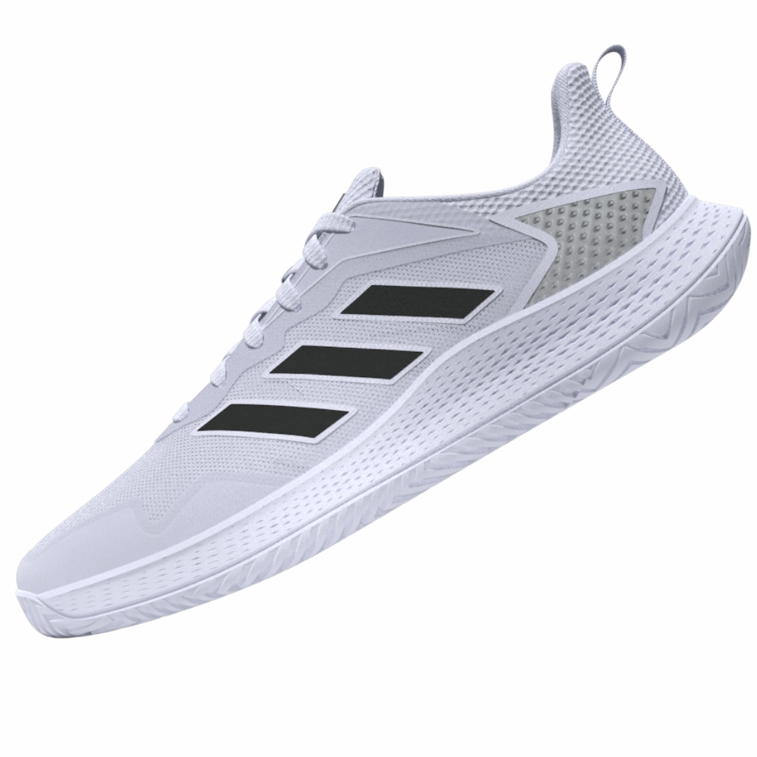 Adidas Defiant Speed Mens Tennis Shoes - White/Black/Silver Motion Adapt