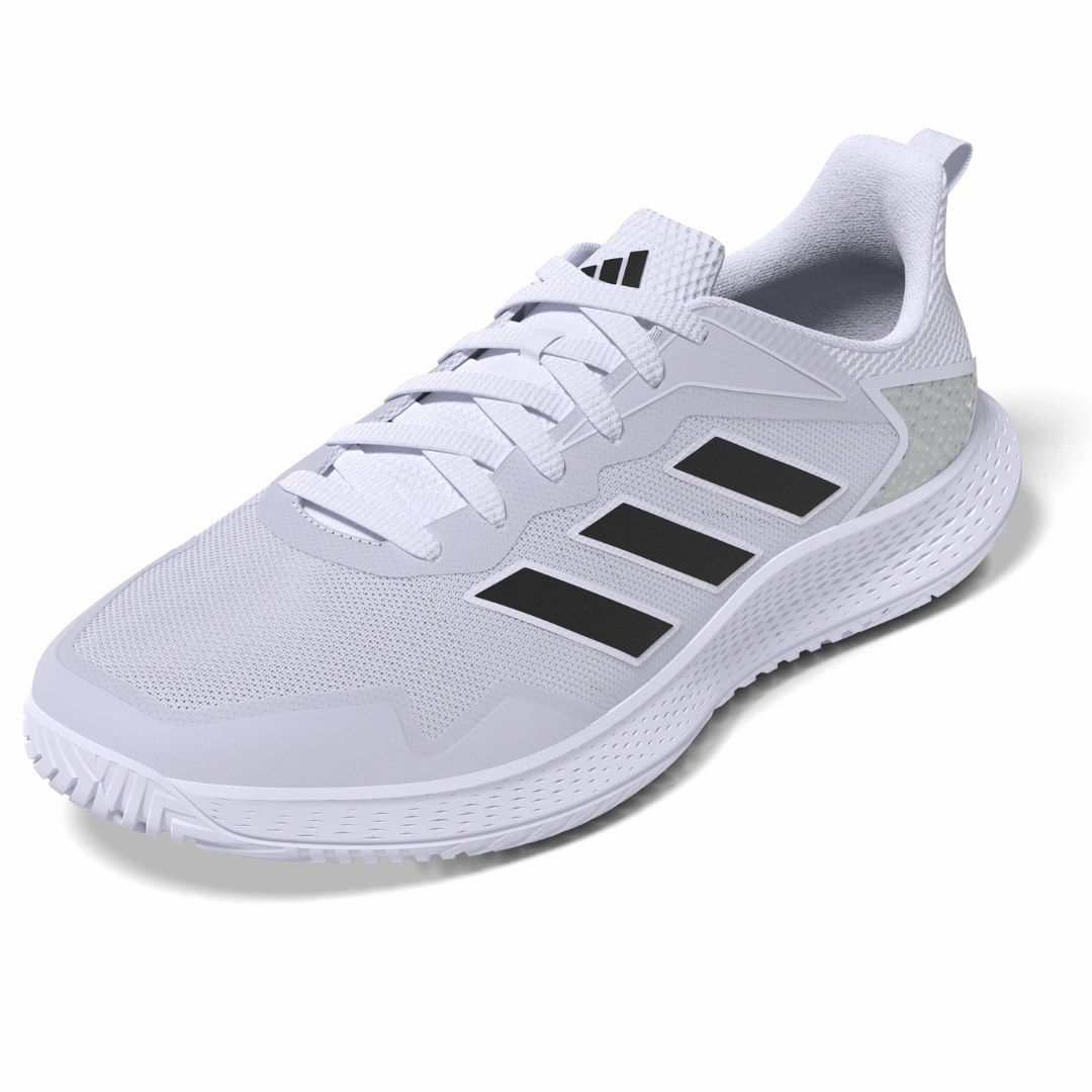 Adidas Defiant Speed Mens Tennis Shoes - White/Black/Silver Motion Adapt