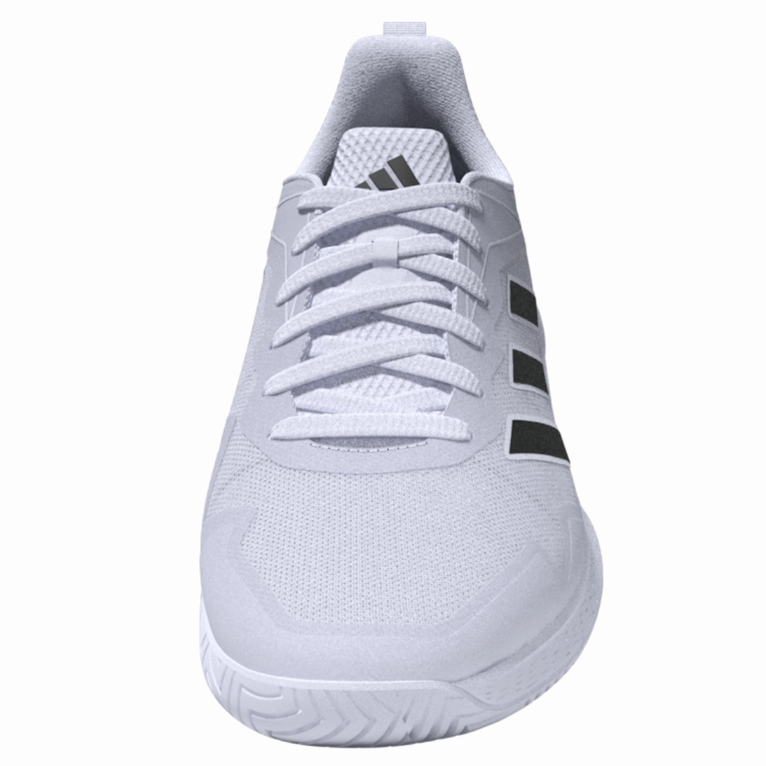 Adidas Defiant Speed Mens Tennis Shoes - White/Black/Silver Trail - Adapted