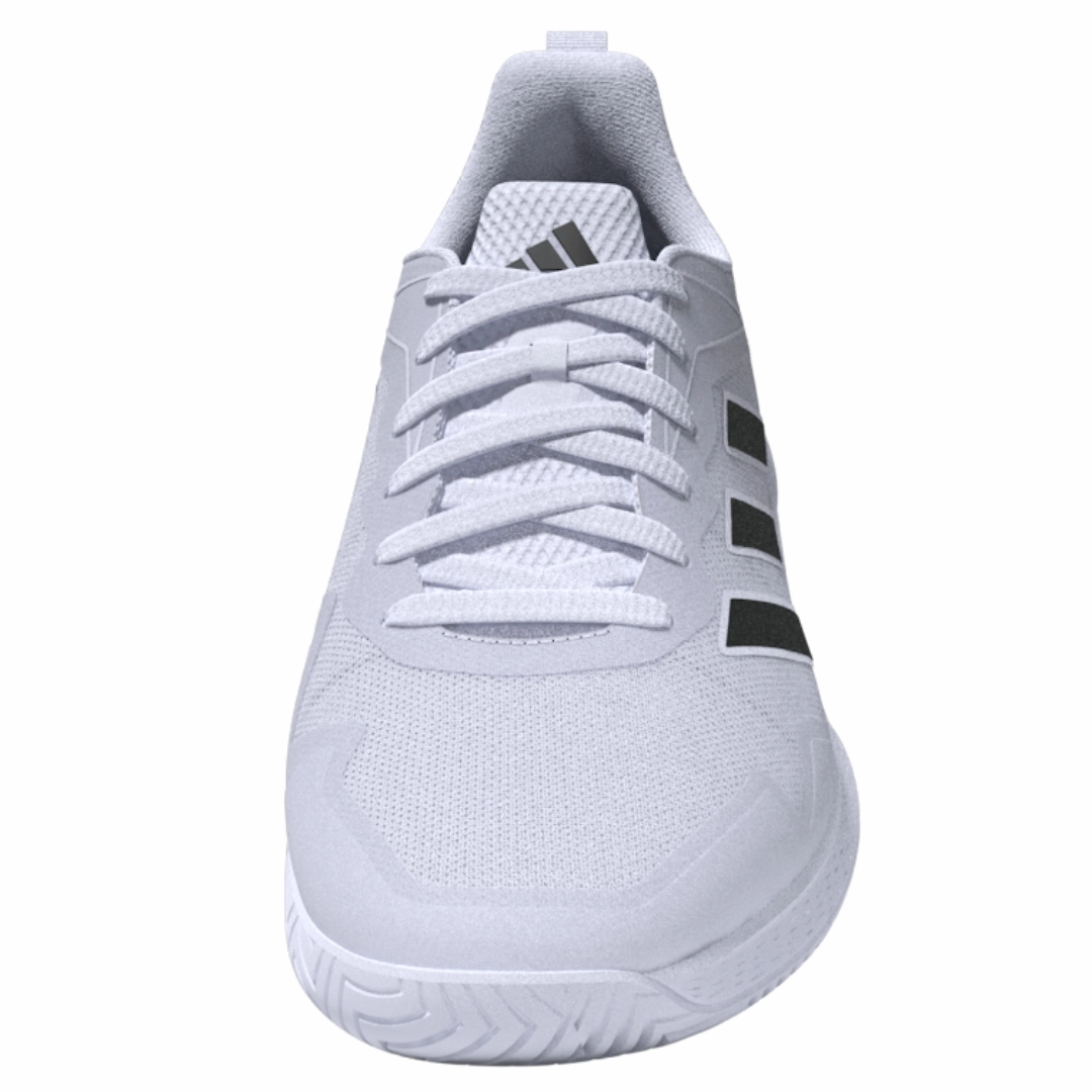 Adidas Defiant Speed Mens Tennis Shoes - White/Black/Silver Versatile Agility