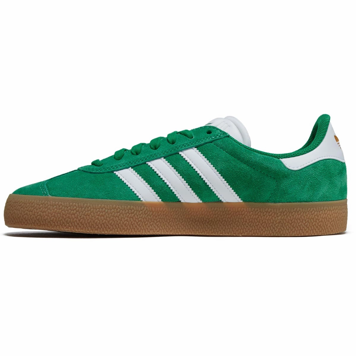 Adidas Gazelle ADV Shoes - Green/Ftwr White/Gold Metallic Impact Jump
