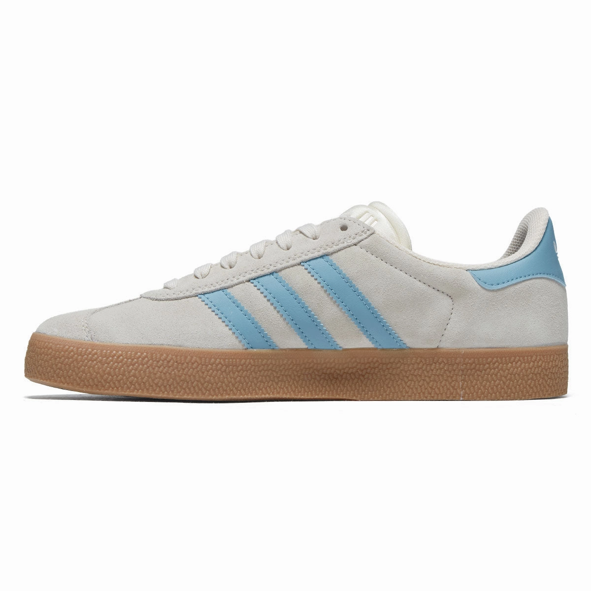 Adidas Gazelle ADV Shoes - Wonder White/Preloved Blue/Gum Shock Control