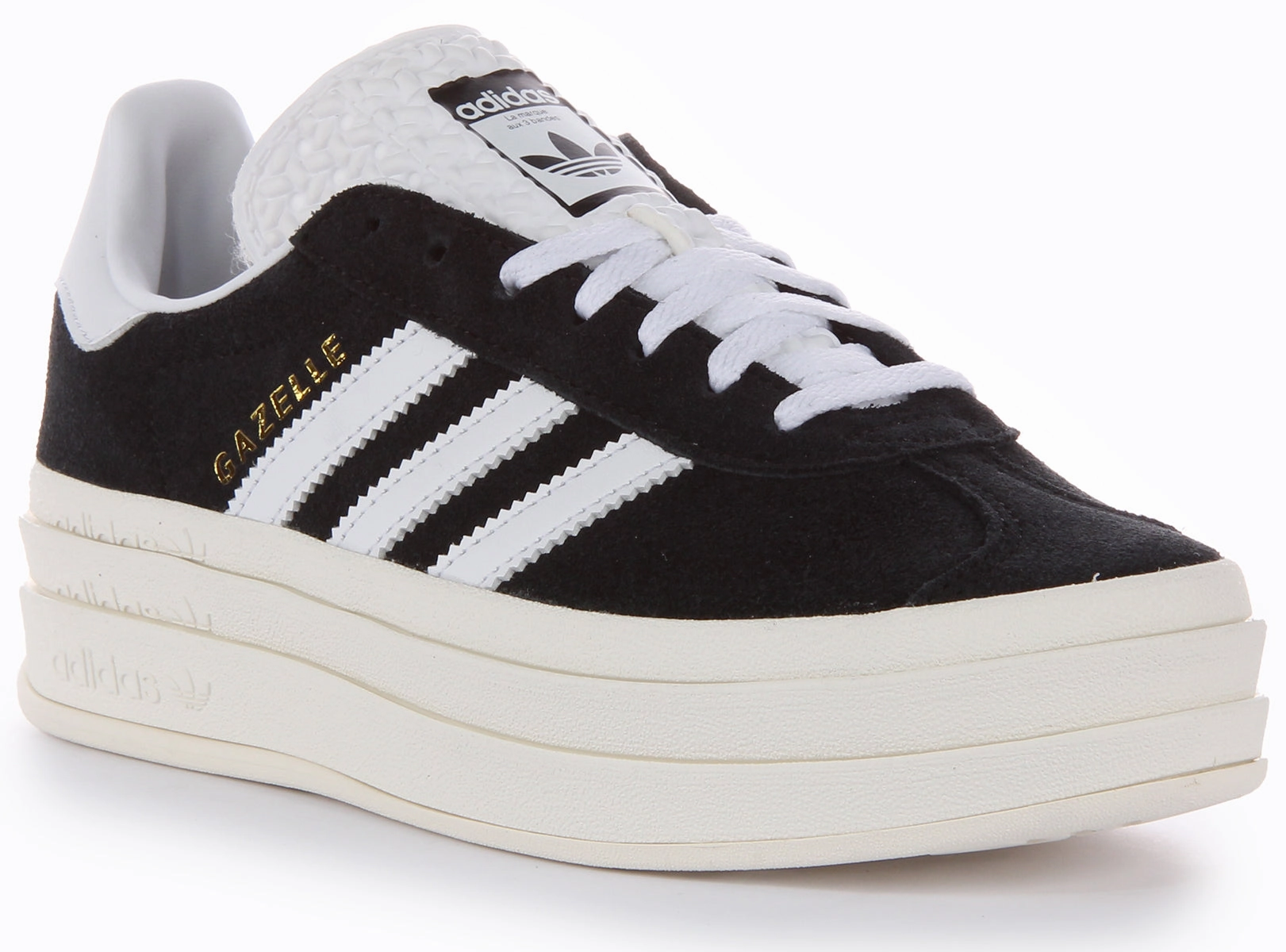 Adidas Gazelle Bold W In Black White For Women Effortless Motion