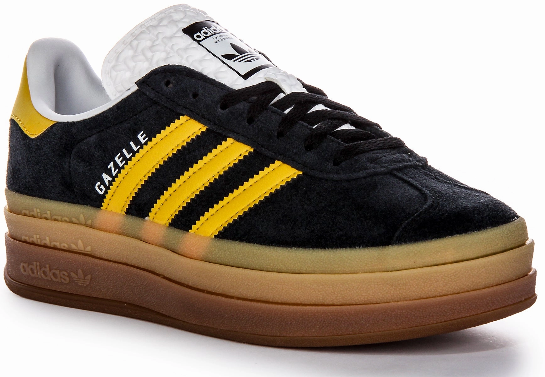 Adidas Gazelle Bold W In Black Yellow For Women Smart Style