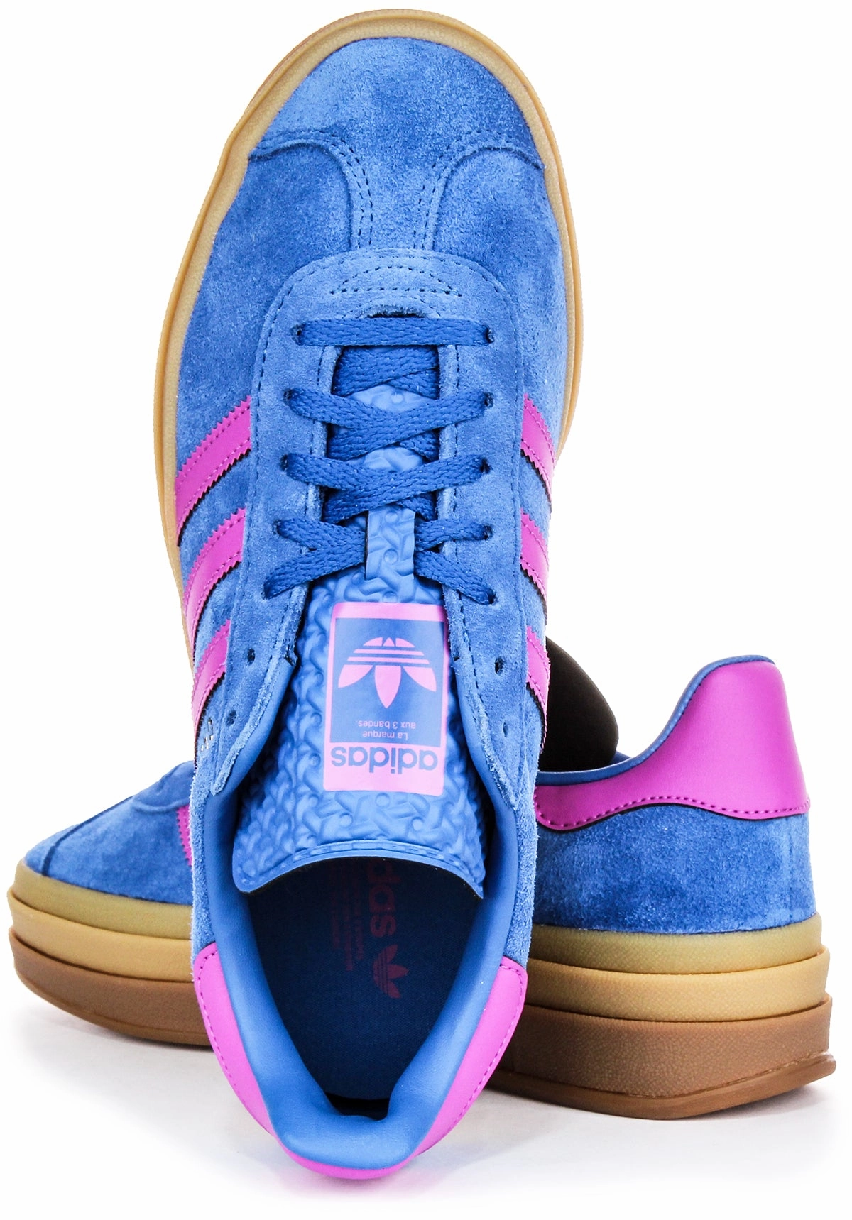 Adidas Gazelle Bold W In Blue For Women Anti Abrasion Upper