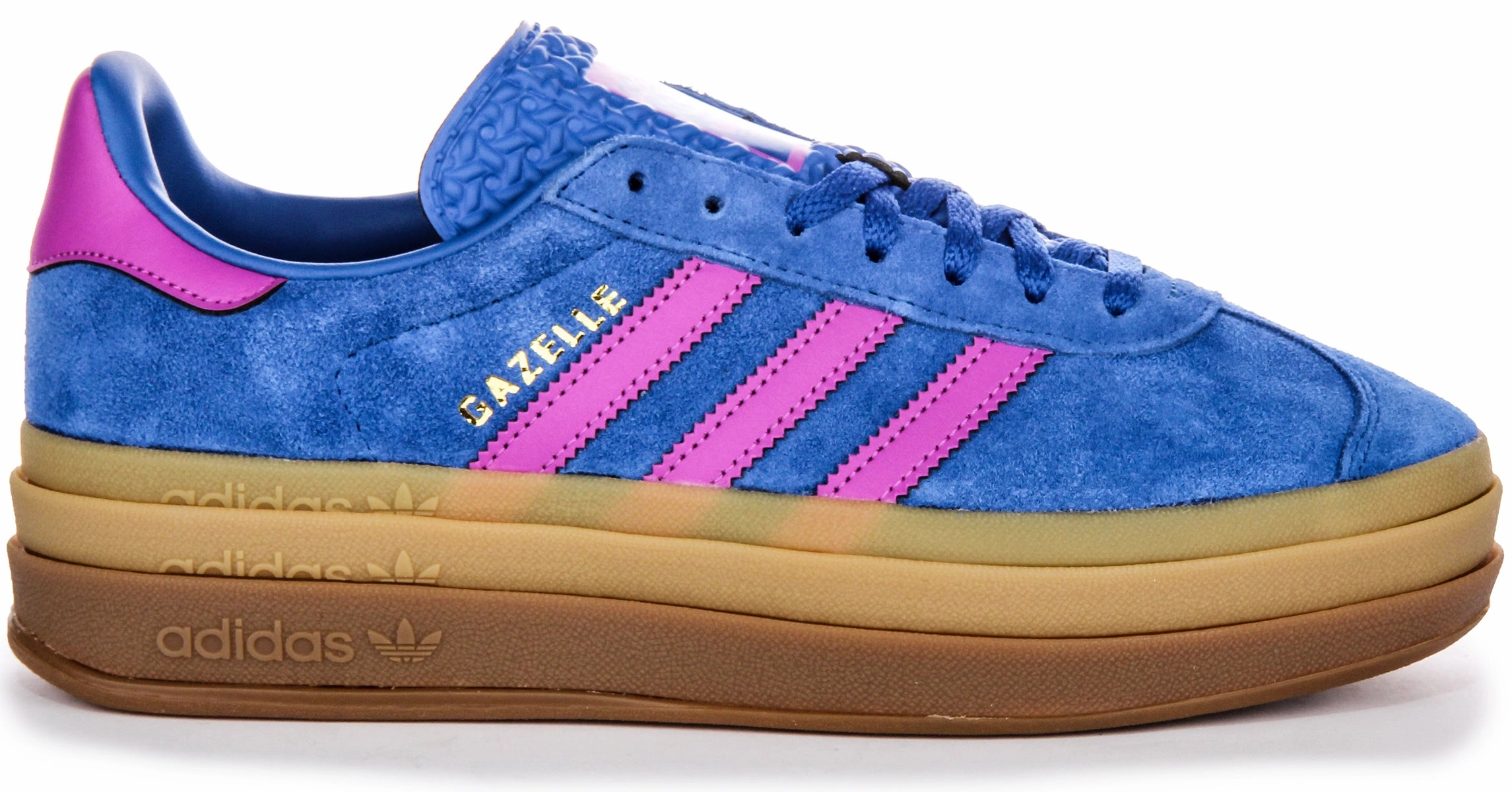 Adidas Gazelle Bold W In Blue For Women Anti Abrasion Upper