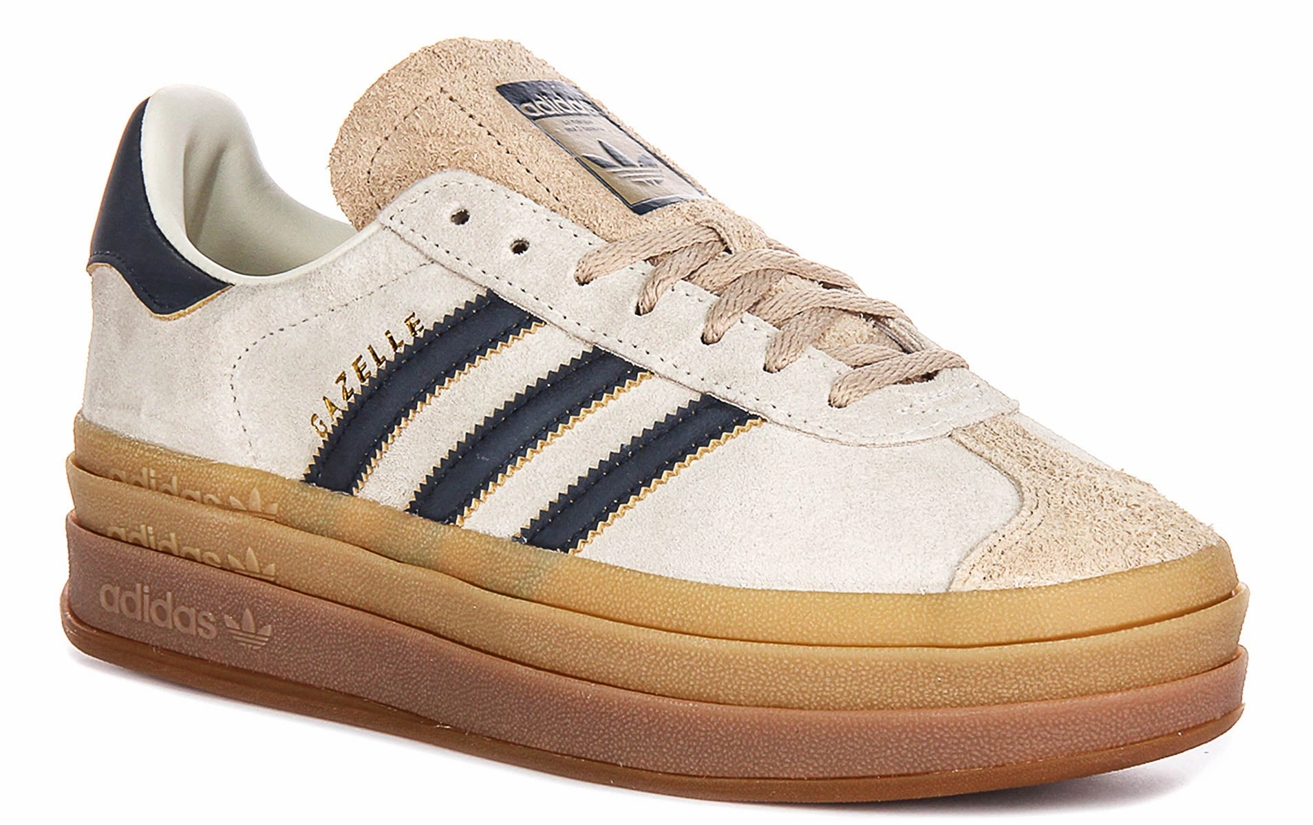 Run Cushion Pure Motion Adidas Gazelle Bold W In Cream For Women