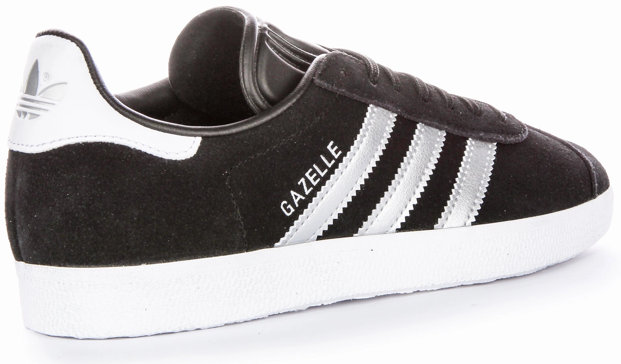 Adidas Gazelle In Black Silver For Women Shock - absorbent