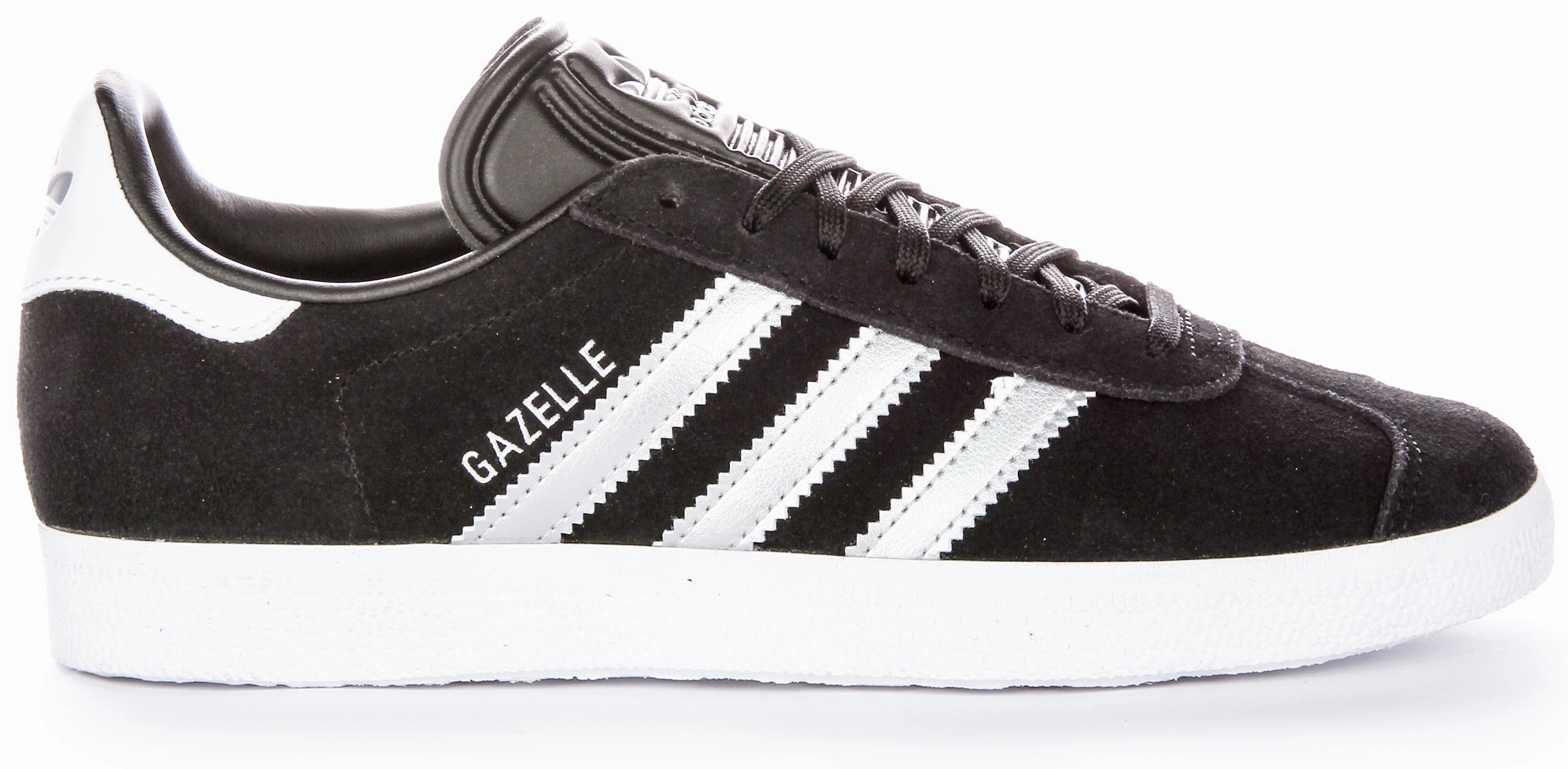 Adidas Gazelle In Black Silver For Women Shock - absorbent