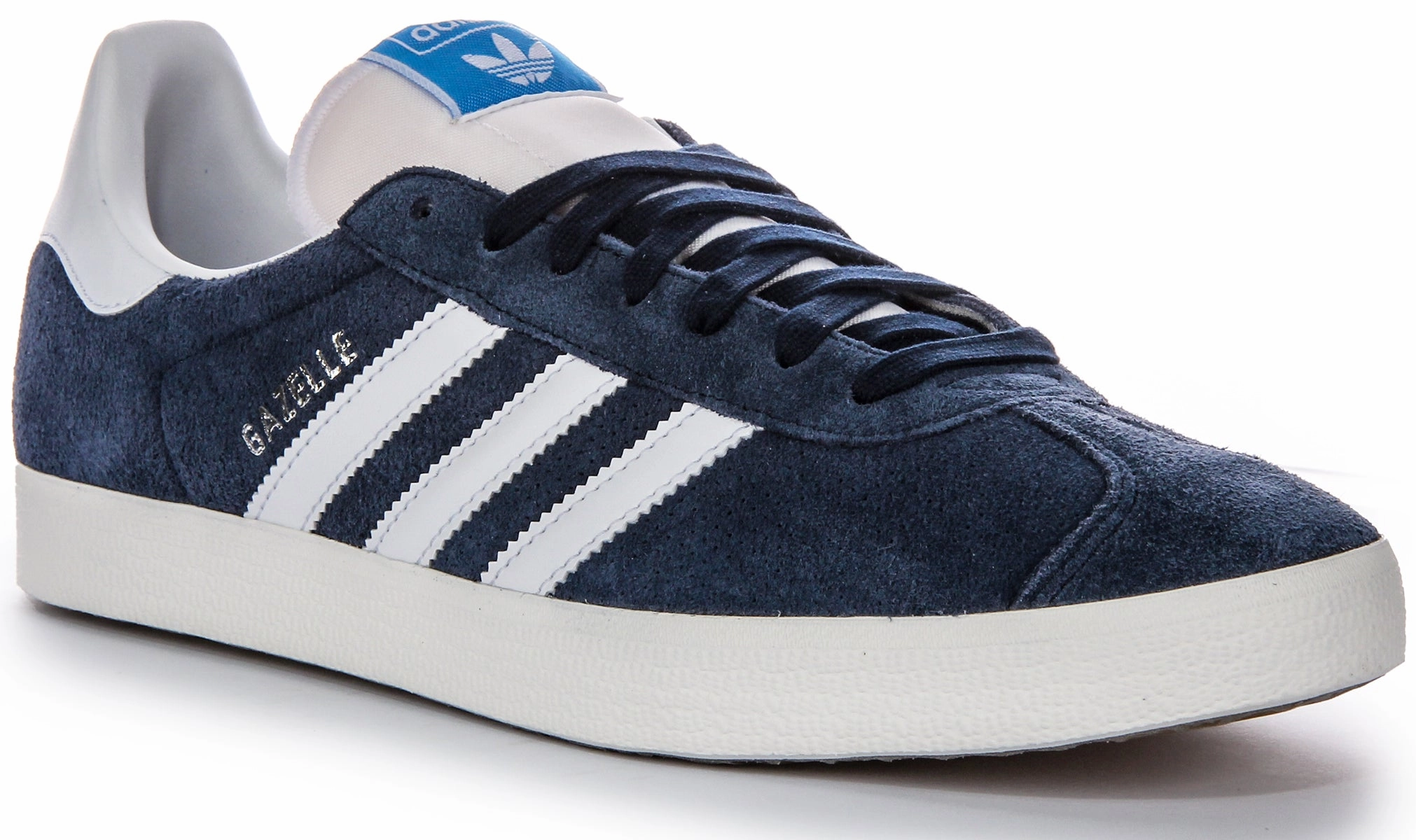 Adidas Gazelle In Navy White For Men Lightweight Footwear