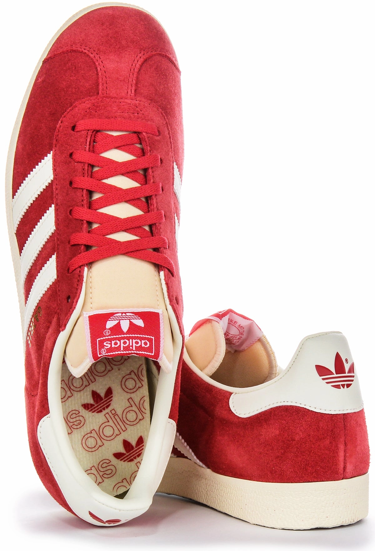 Adidas Gazelle In Red White For Men Odor - prevention measure