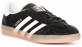Adidas Gazelle Indoor In Black White track running gear