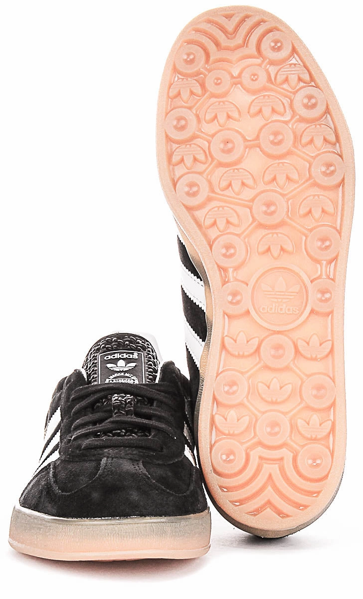 Adidas Gazelle Indoor In Black White Adjustable Proportion