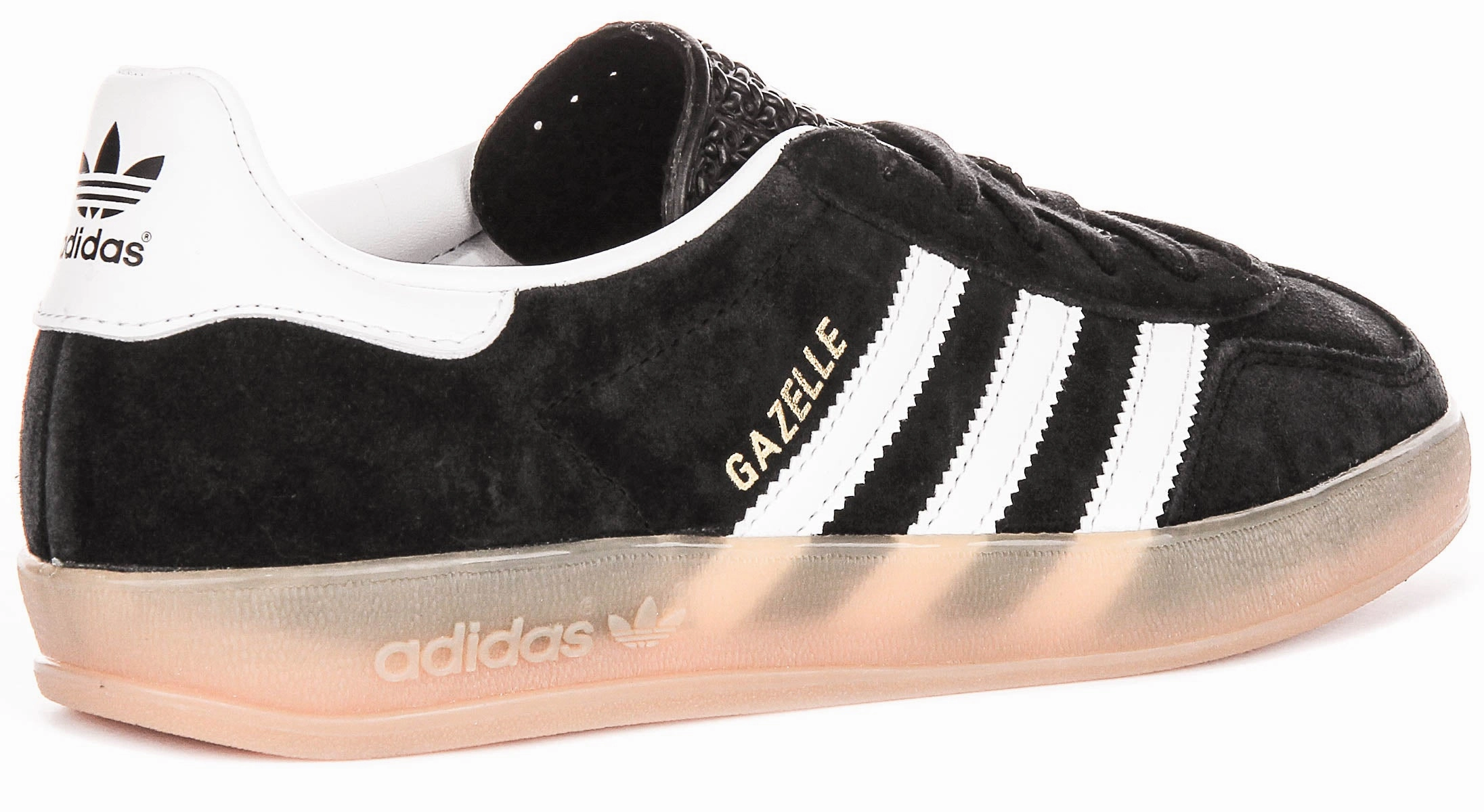 Adidas Gazelle Indoor In Black White Adjustable Proportion