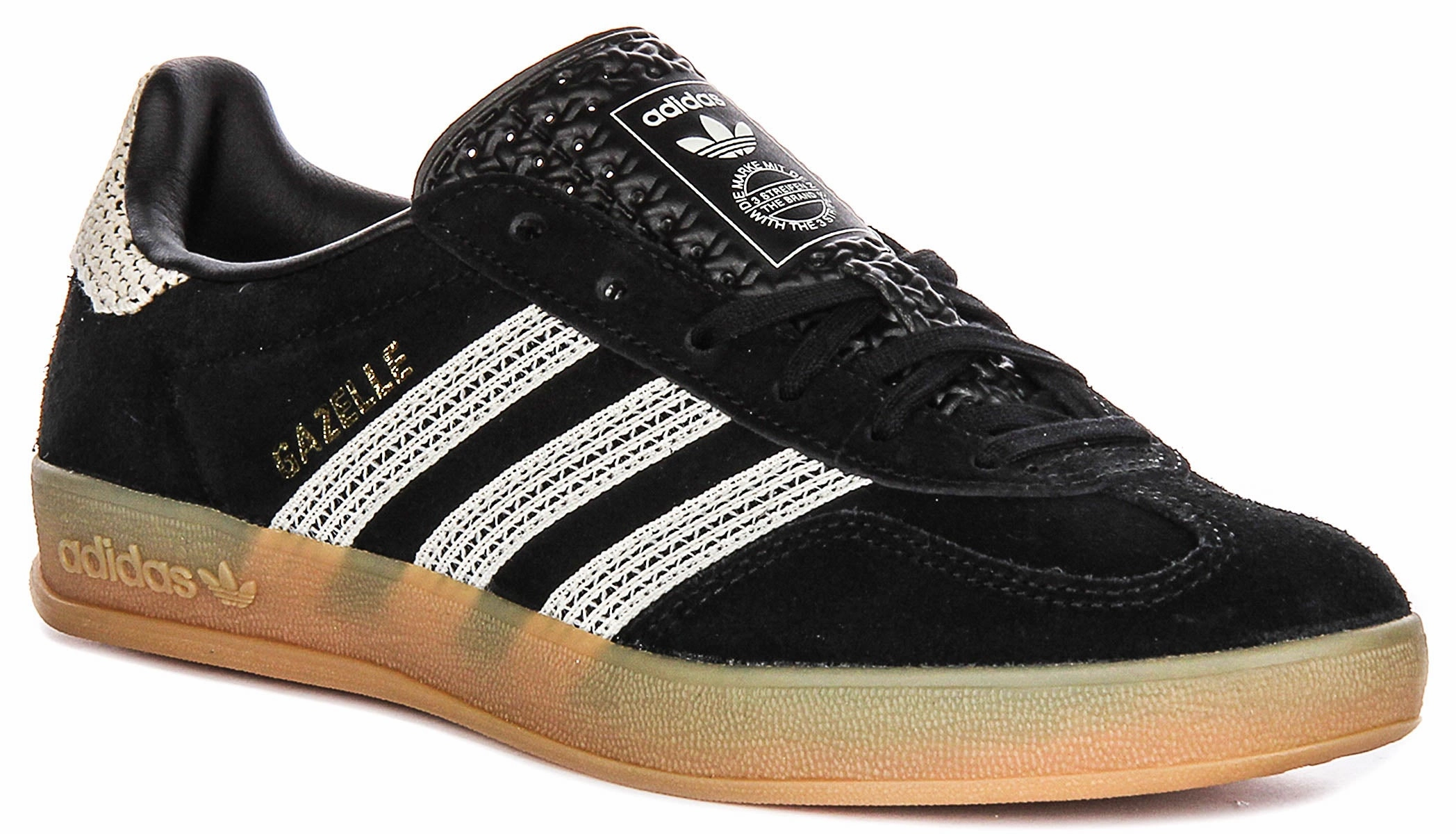 Adidas Gazelle Indoor In Black White For Women Agile Performance Urban Terrain