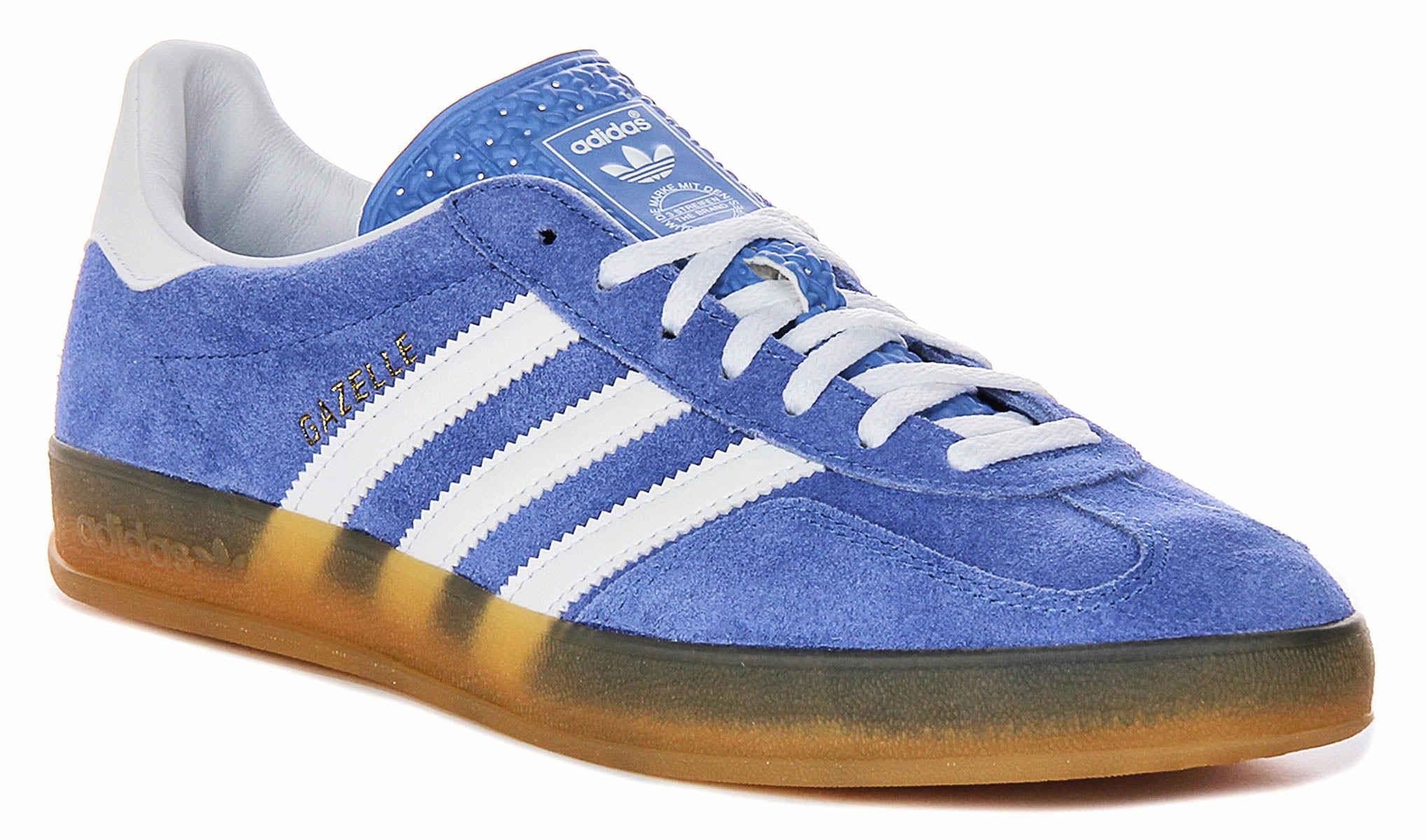 Adidas Gazelle Indoor In Blue White special - edition running wear elegant shoe charm