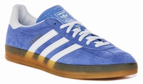 Adidas Gazelle Indoor In Blue White special - edition running wear elegant shoe charm