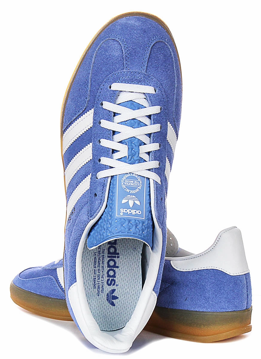 Adidas Gazelle Indoor In Blue White High - performance level