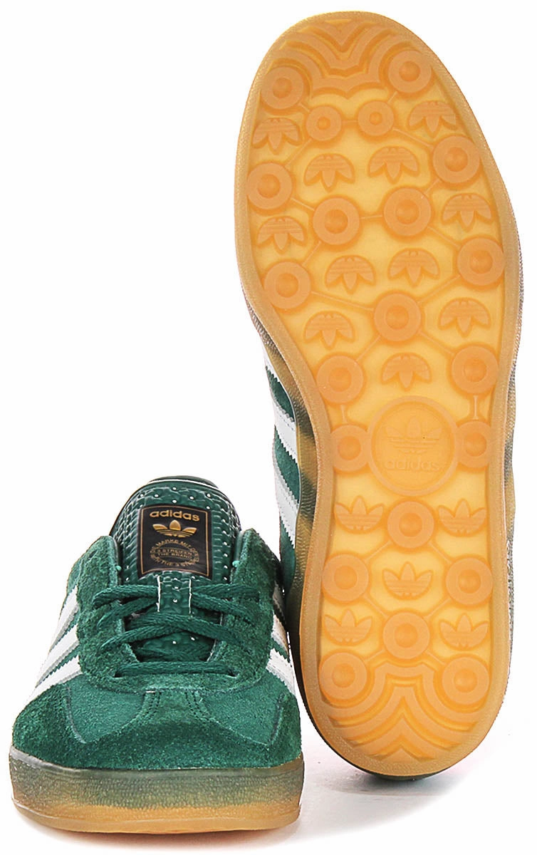 Adidas Gazelle Indoor In Green for Women Race - ready gear