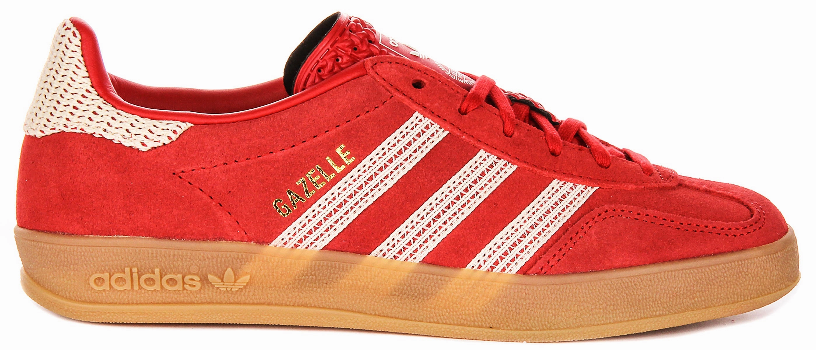 Adidas Gazelle Indoor In Red White For Women Road - Worthy Features