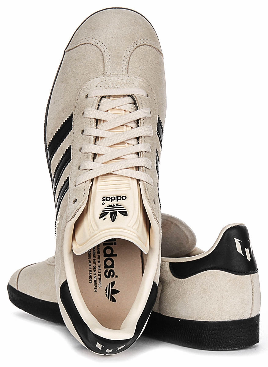 Adidas Gazelle X Messi In Beige Black Breathable Upper Option Mechanism