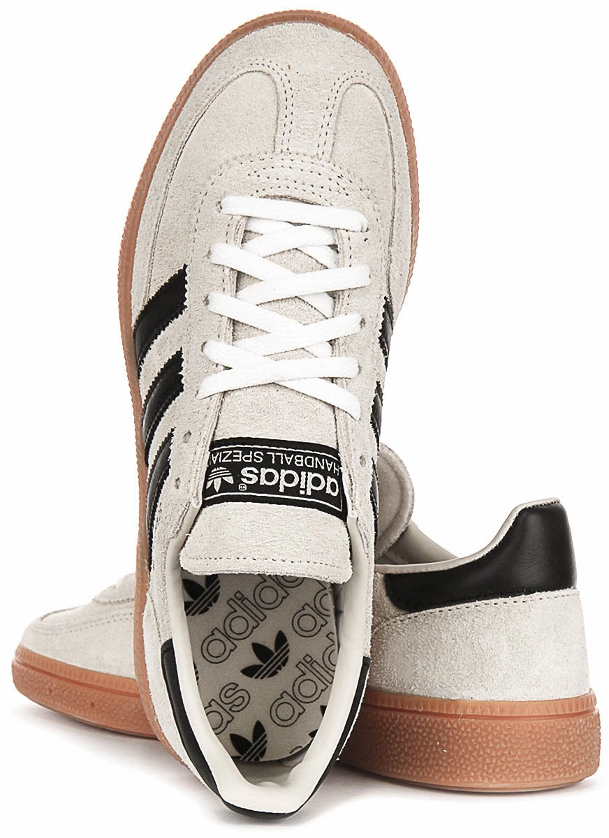 Adidas Handball Spezial In Grey Black For Women Quick Transition Ability Option Mechanism