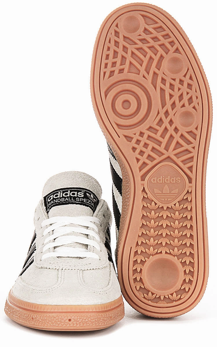 Adidas Handball Spezial In Grey Black For Women Quick Transition Ability Option Mechanism