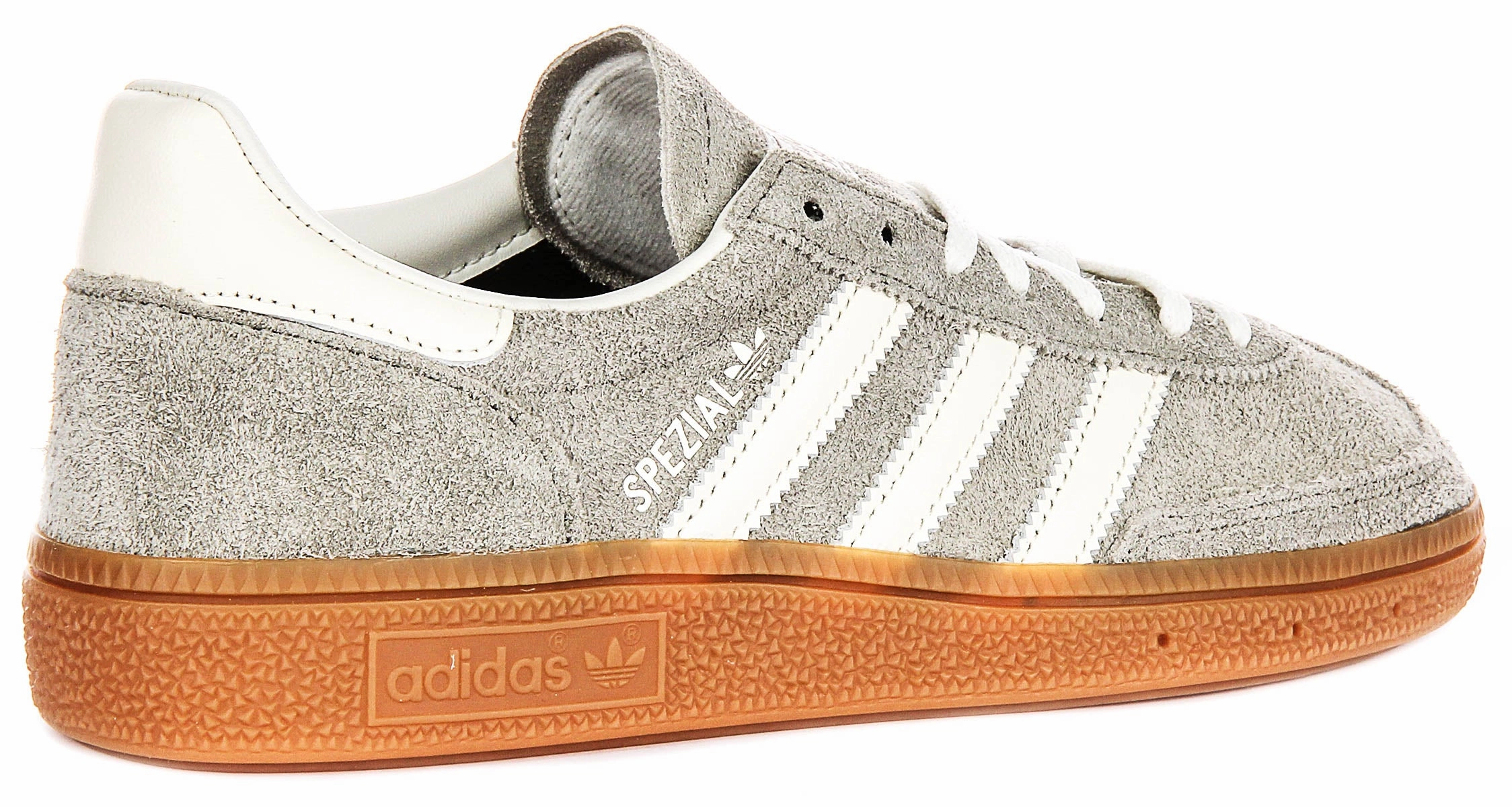 Adidas Handball Spezial In Grey White For Women Sweat Repelling Ability Design Quality