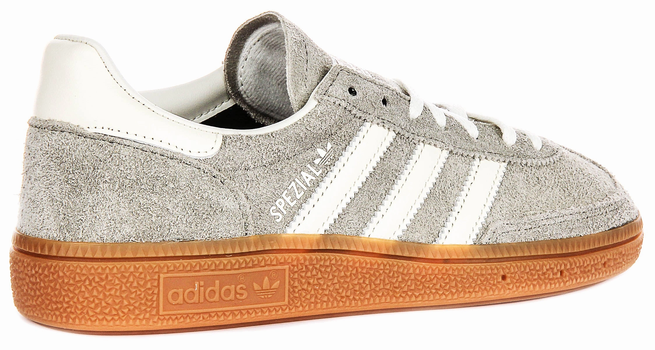 Adidas Handball Spezial In Grey White For Women Sweat Repelling Ability Design Quality