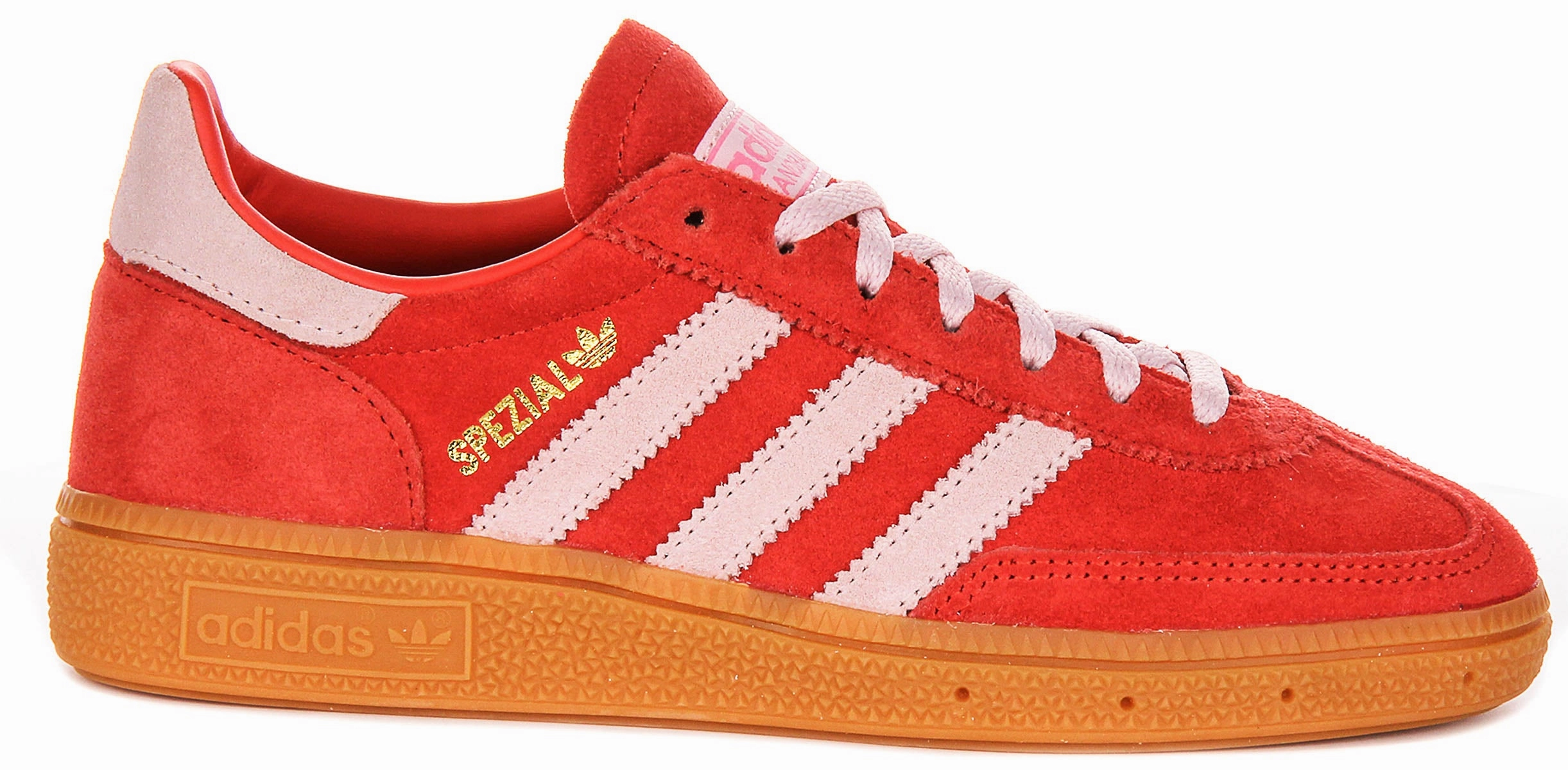 Adidas Handball Spezial In Red Pink For Women Shock Damping Design