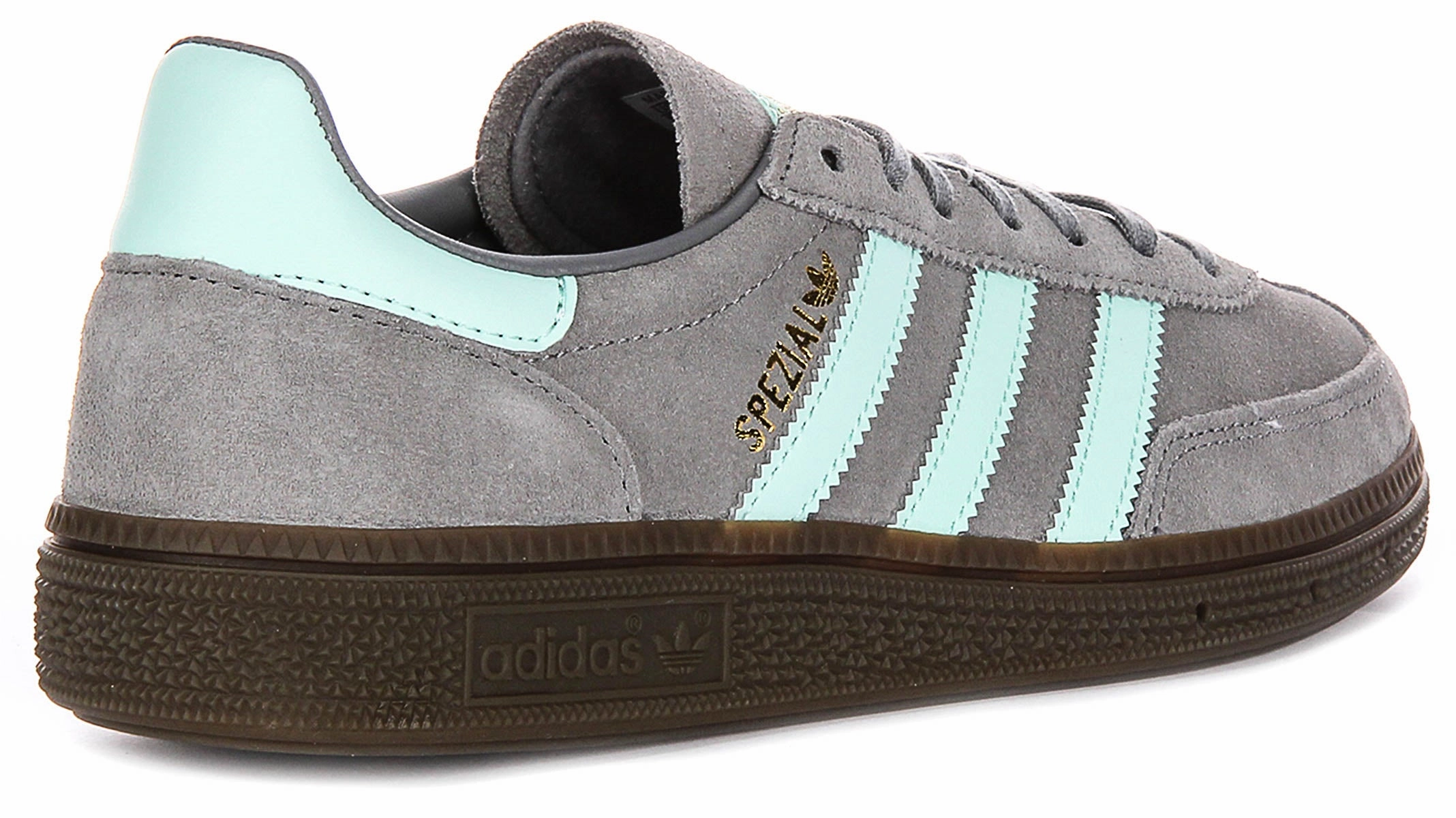 Adidas Handball Spezial Juniors In Grey Blu Road - Based