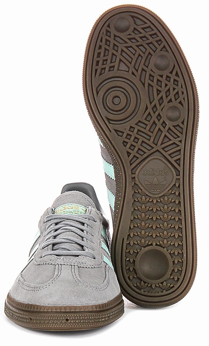 Adidas Handball Spezial Juniors In Grey Blu Road - Based