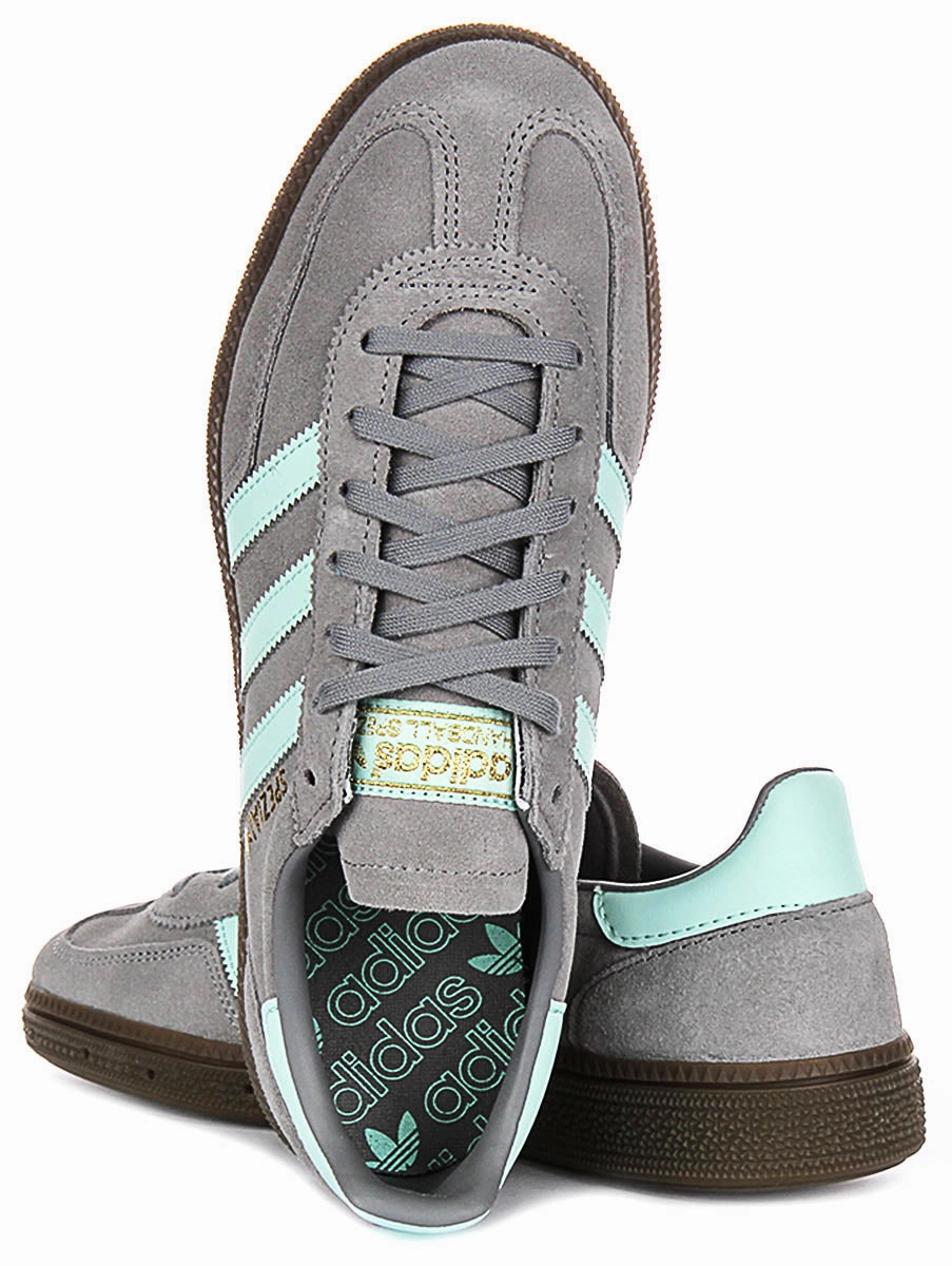 Adidas Handball Spezial Juniors In Grey Blu Road - Based