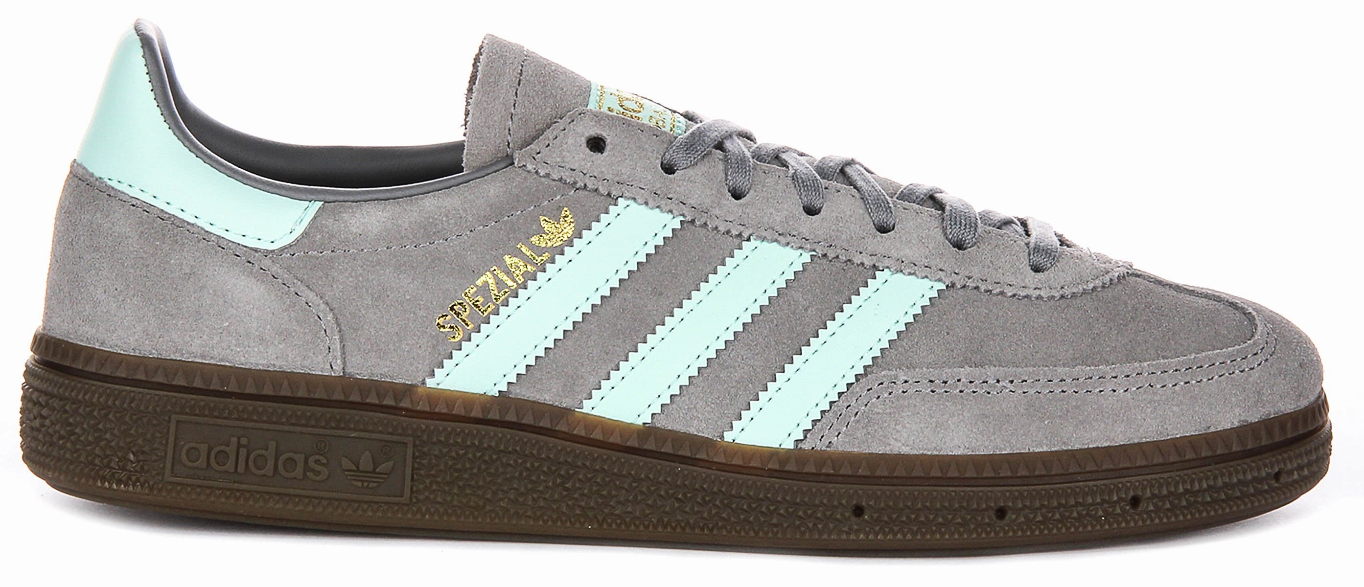 Adidas Handball Spezial Juniors In Grey Blu Road - Based