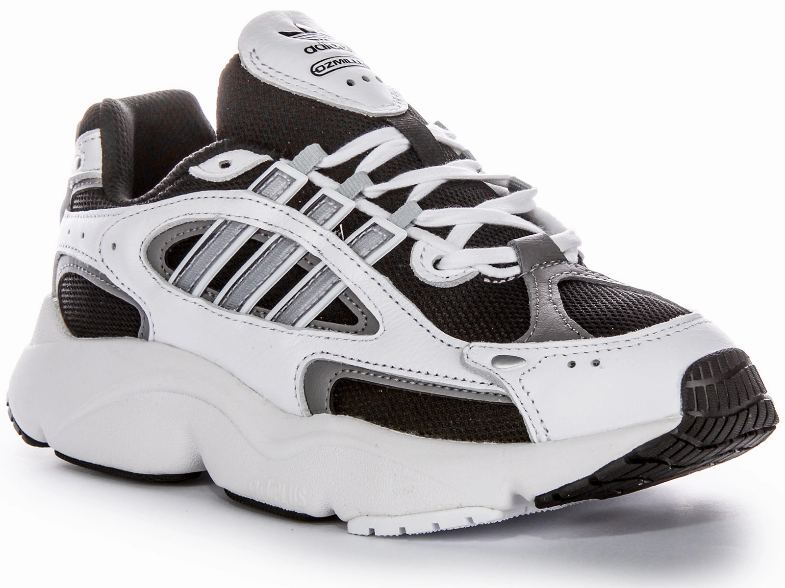 Adidas Ozmillen In White Black For Men Lightweight Build Padded