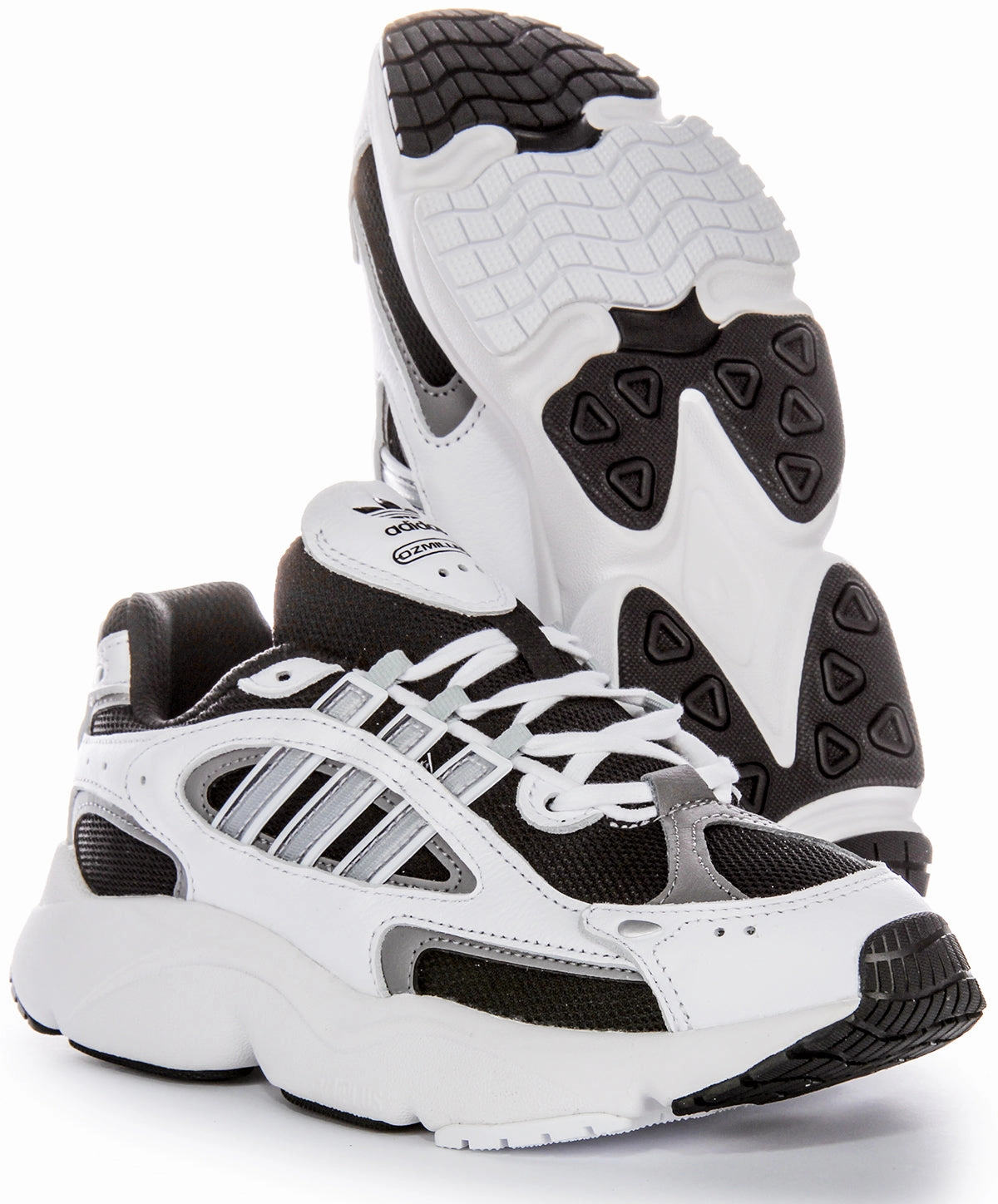 Adidas Ozmillen In White Black For Men Smooth running flow