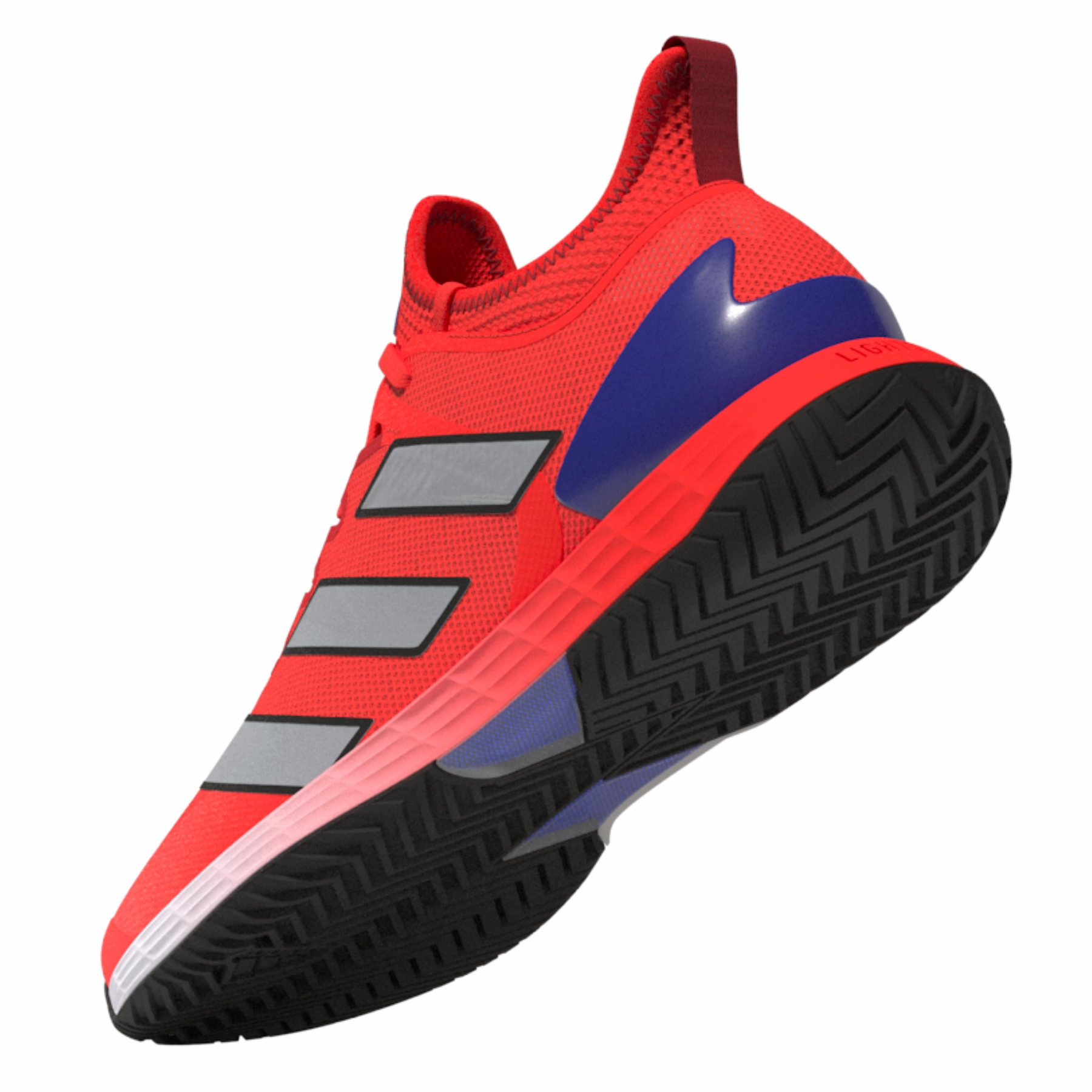 Adidas Performance Adizero Ubersonic 4 Lanza T Men Tennis Shoes - Solar Red Durable Control