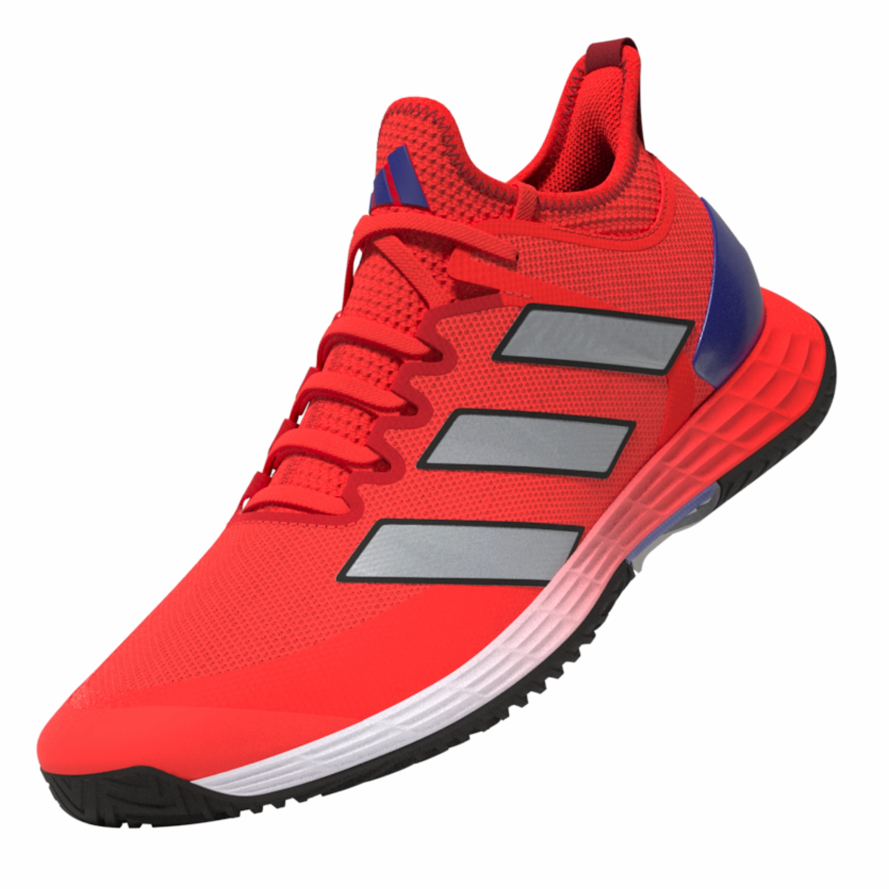 Adidas Performance Adizero Ubersonic 4 Lanza T Men Tennis Shoes - Solar Red Enhanced traction factor performance