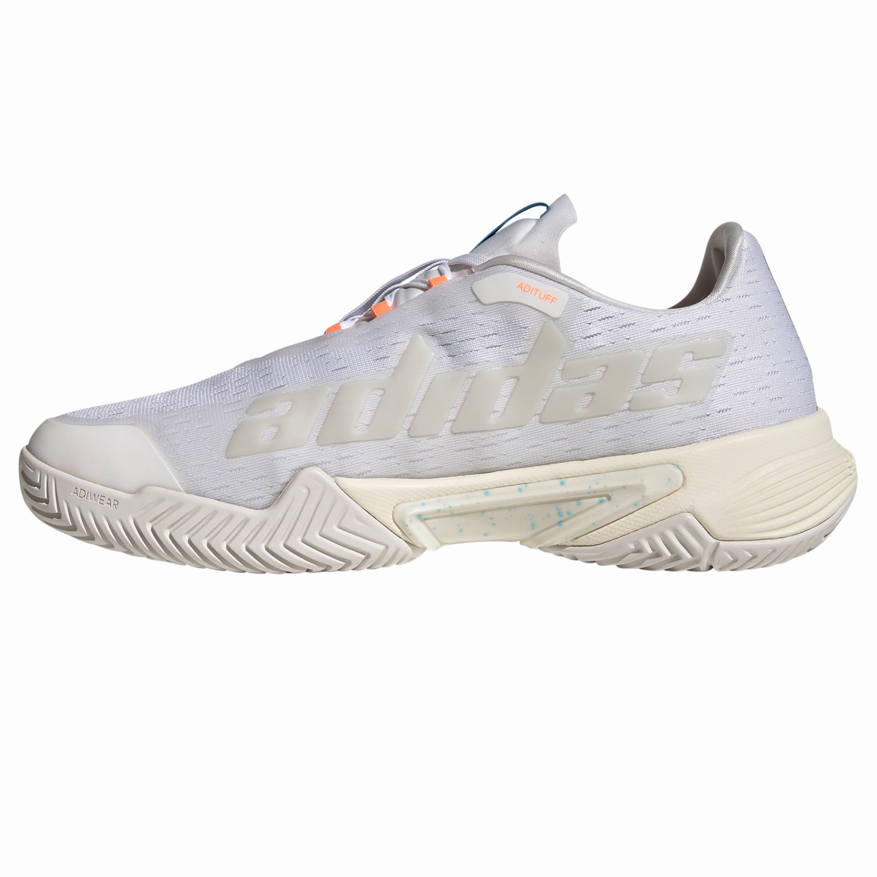 Adidas Performance Barricade  Men Tennis Shoes - Cloud White/Pulse Blue/Mint Ton Adaptive Power