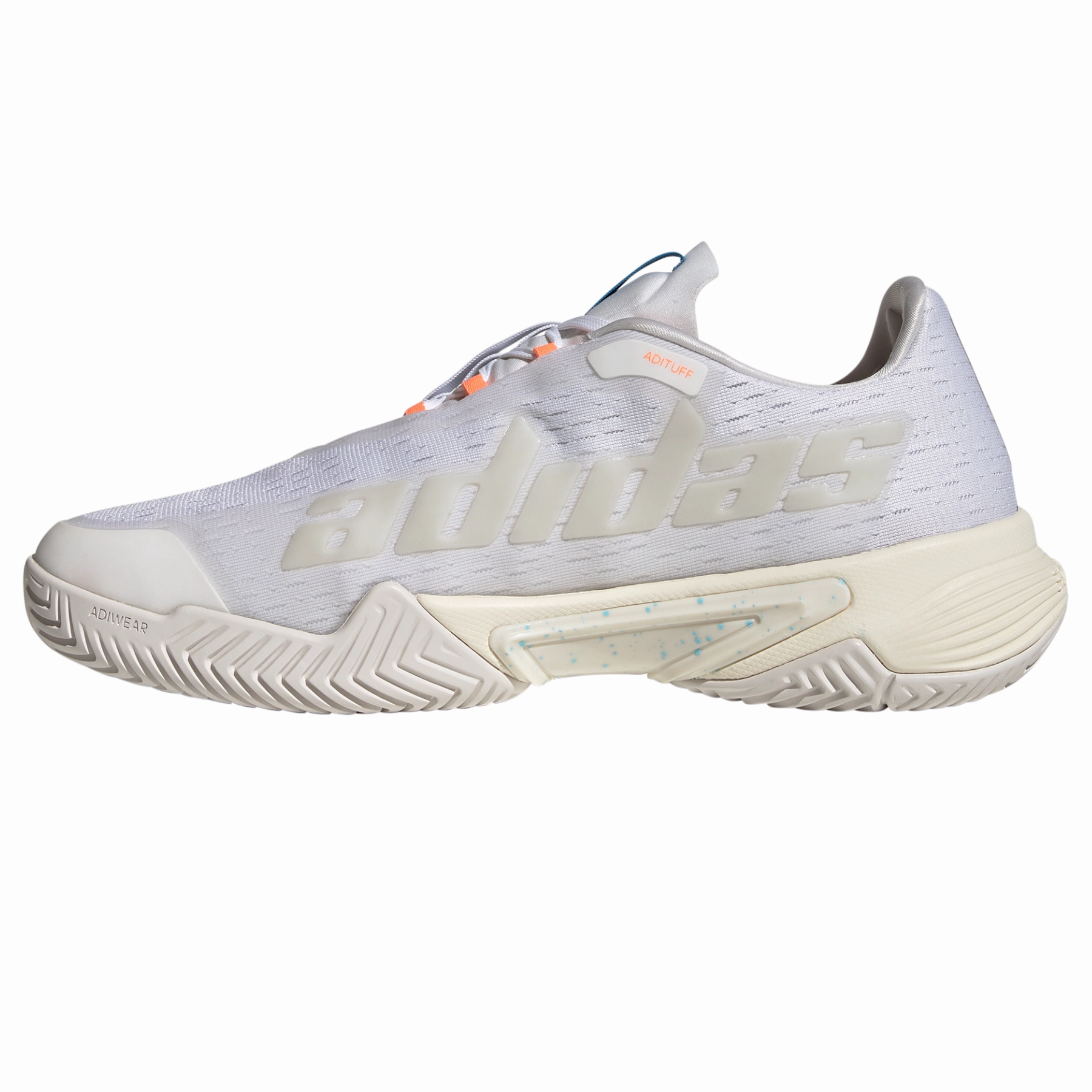 Adidas Performance Barricade  Men Tennis Shoes - Cloud White/Pulse Blue/Mint Ton Adaptive Power