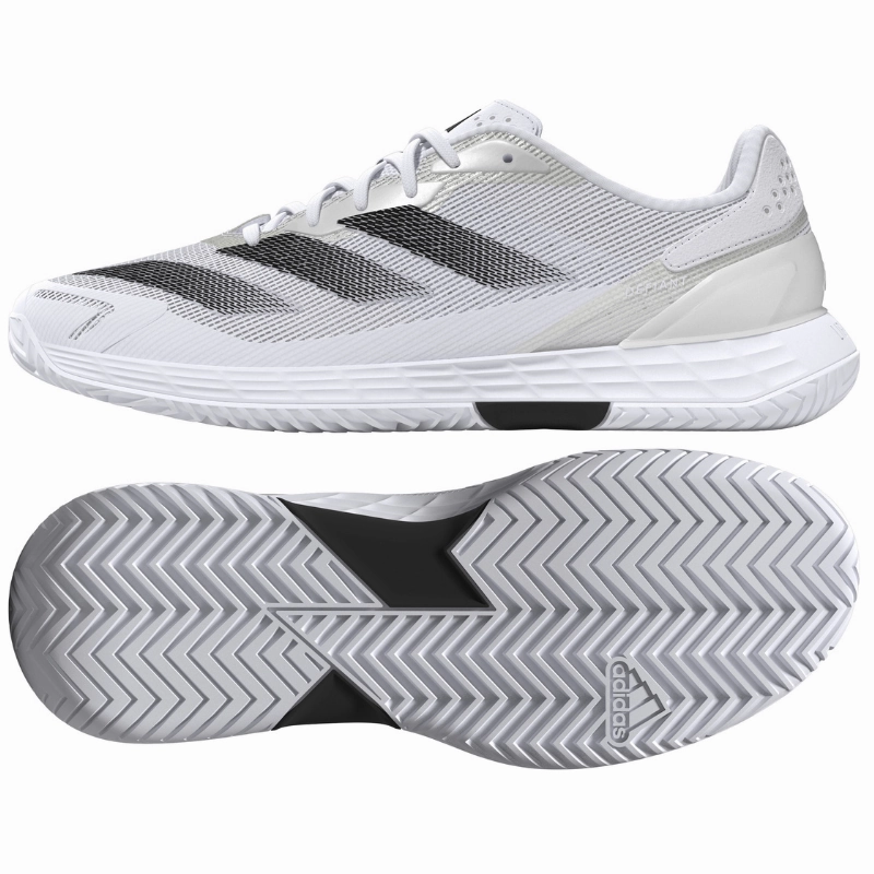 Adidas Performance Defiant Speed 2 Mens Tennis Shoes - Footwear White/Core Black/Grey One Flexibility Booster