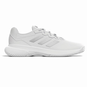 Adidas Performance Game Court 2.0  Womens Tennis Shoes - Footwear White/Silver Metallic