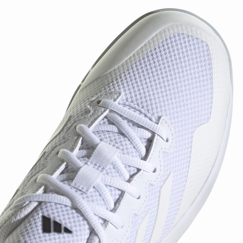 Adidas Performance Game Court 2 Mens Tennis Shoes - Cloud White / Cloud White / Matte Silver Streamlined Agility