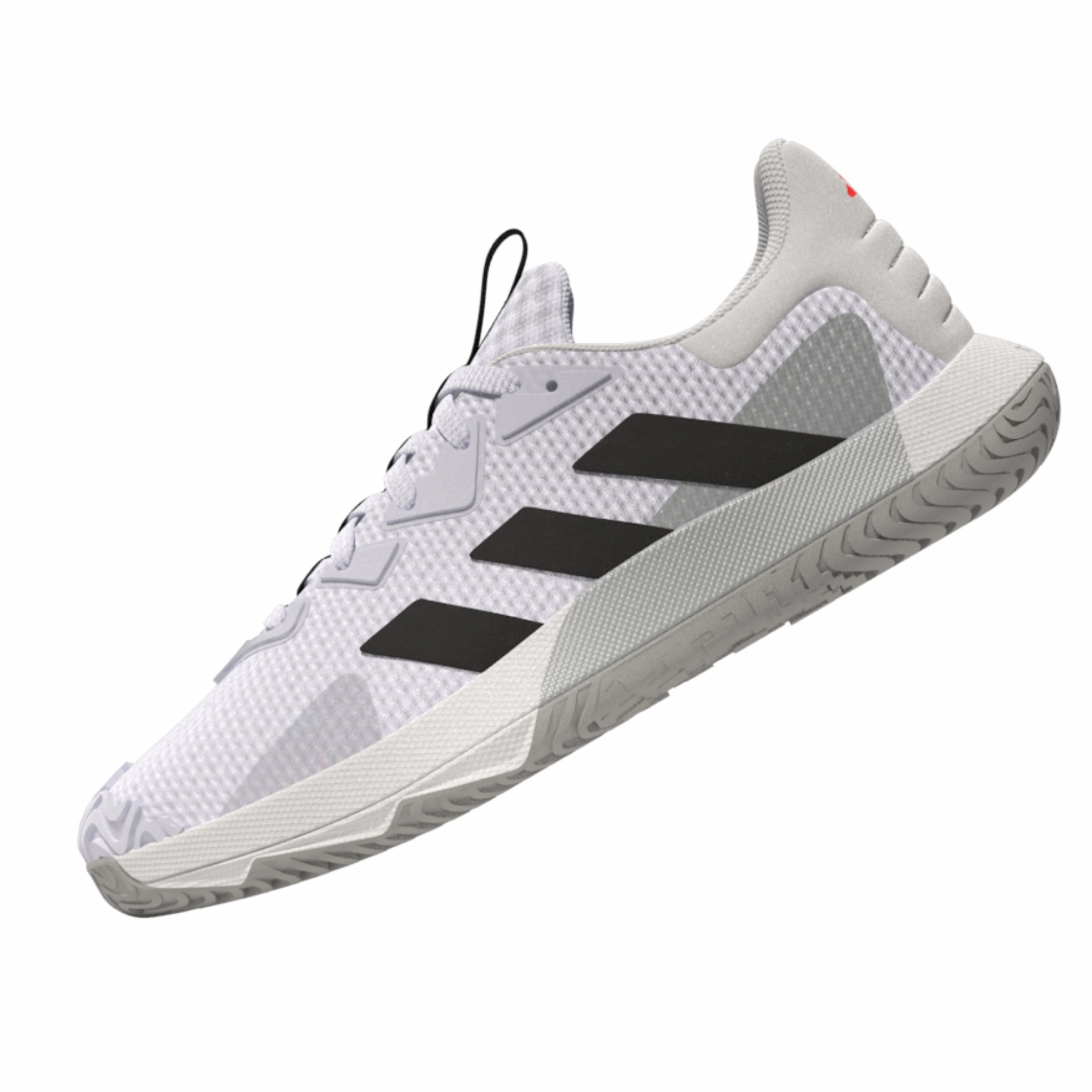 Adidas Performance Sole Match Control Ftw White/Core Black/Lucblu Men Tennis Shoes Seamless construction